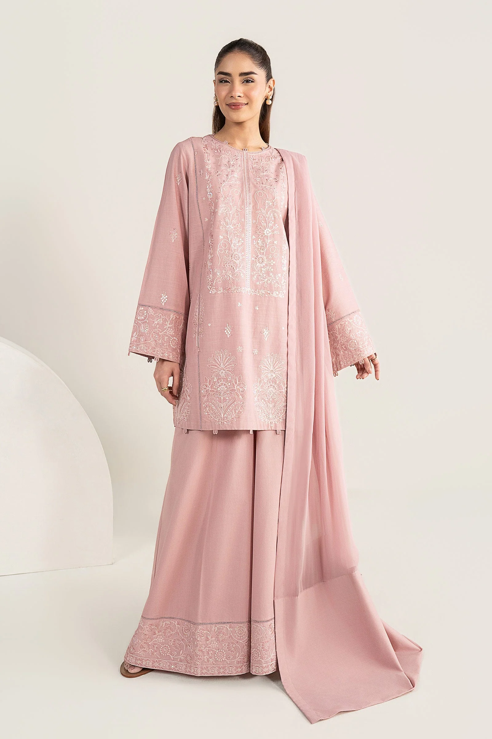 Dyed Medium Silk Dupatta
