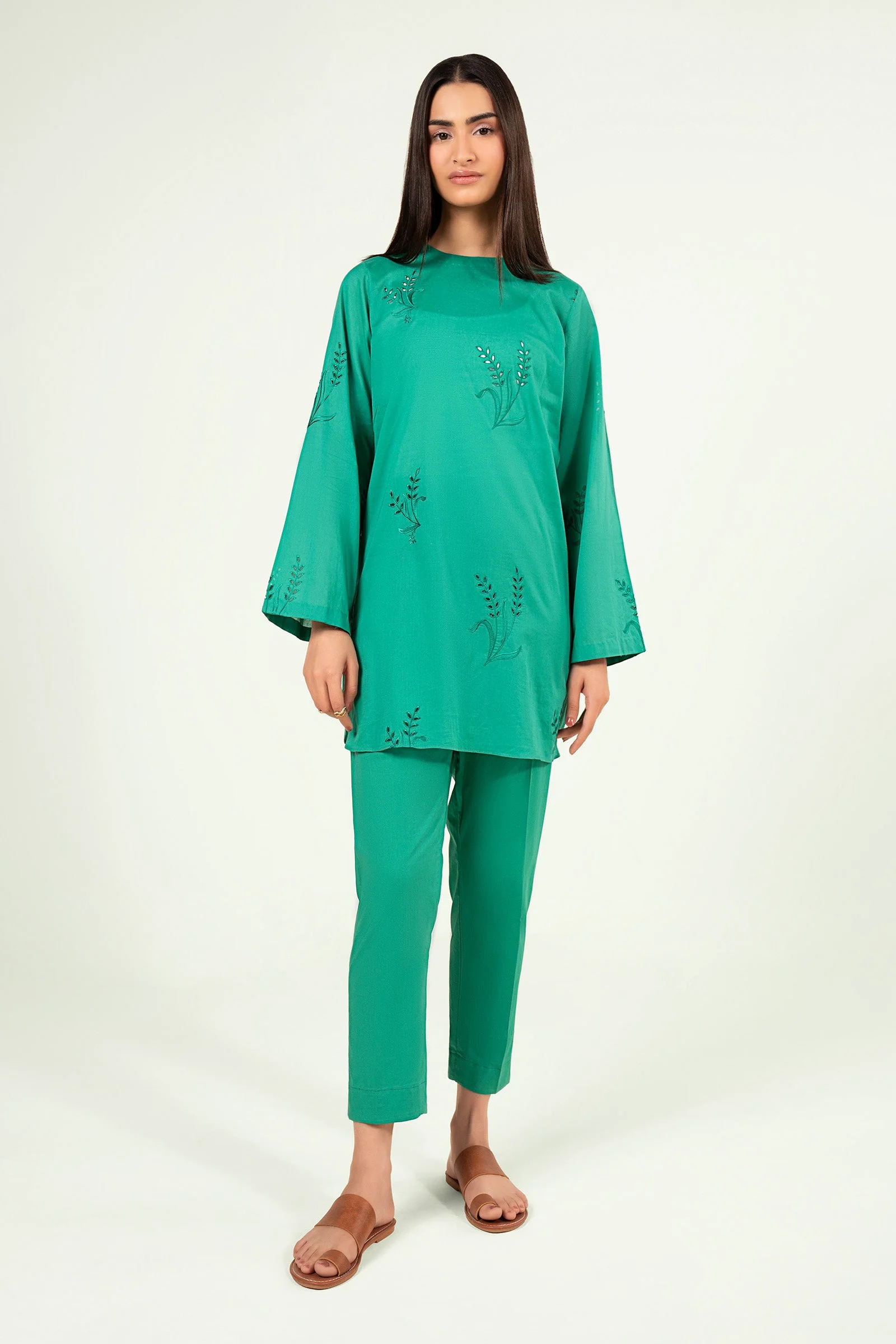 2 Pc Embroidered Lawn Suit - Image 2