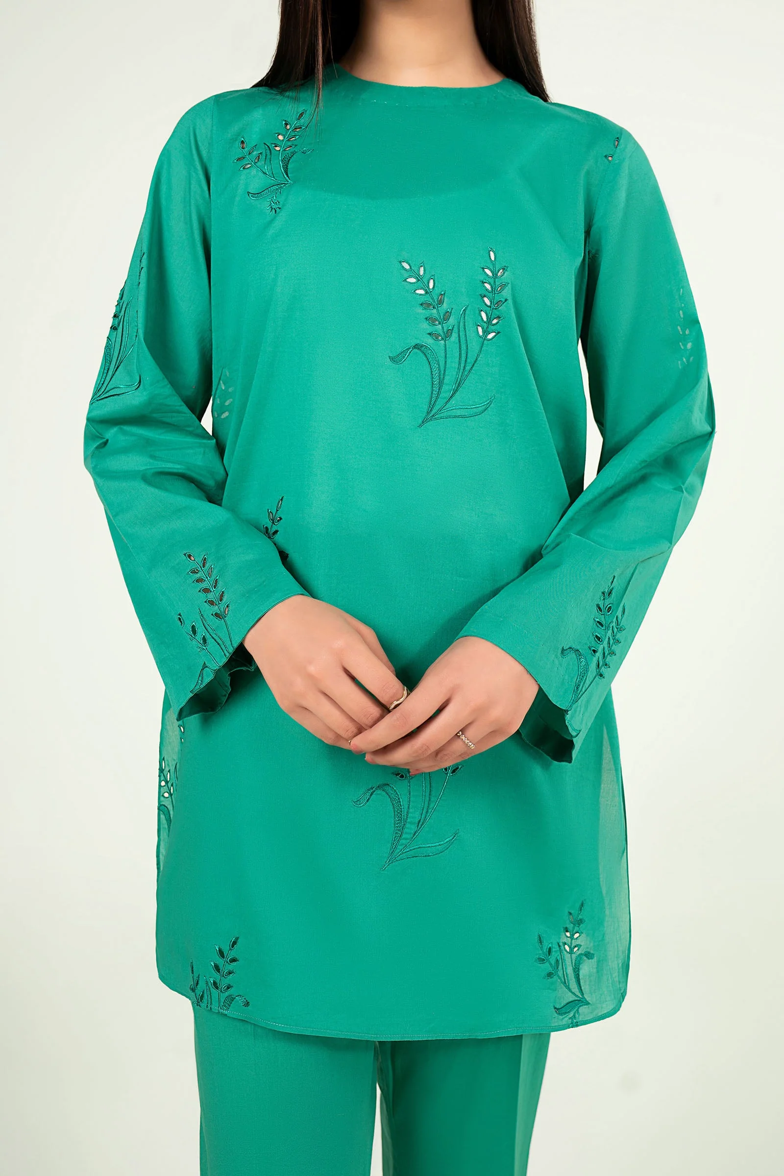 2 Pc Embroidered Lawn Suit - Image 5