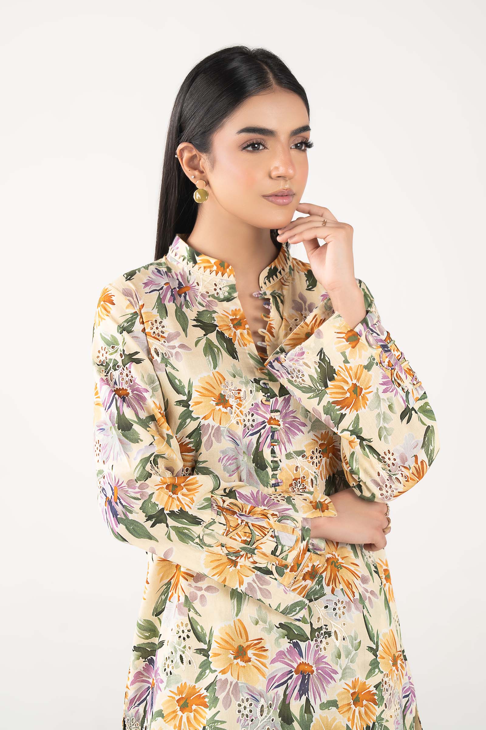 2 Pc Embroidered Suit