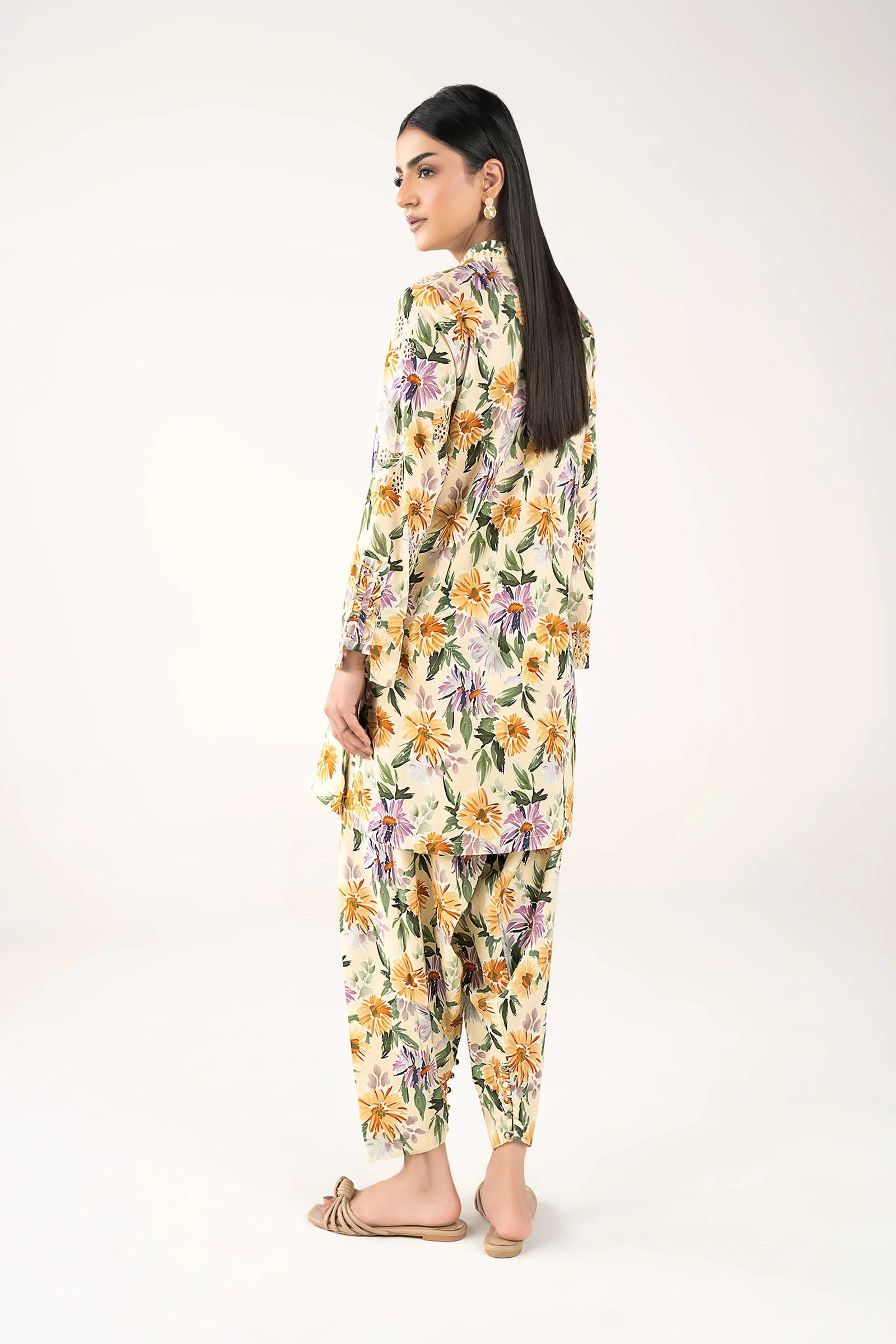 2 Pc Embroidered Suit - Image 7