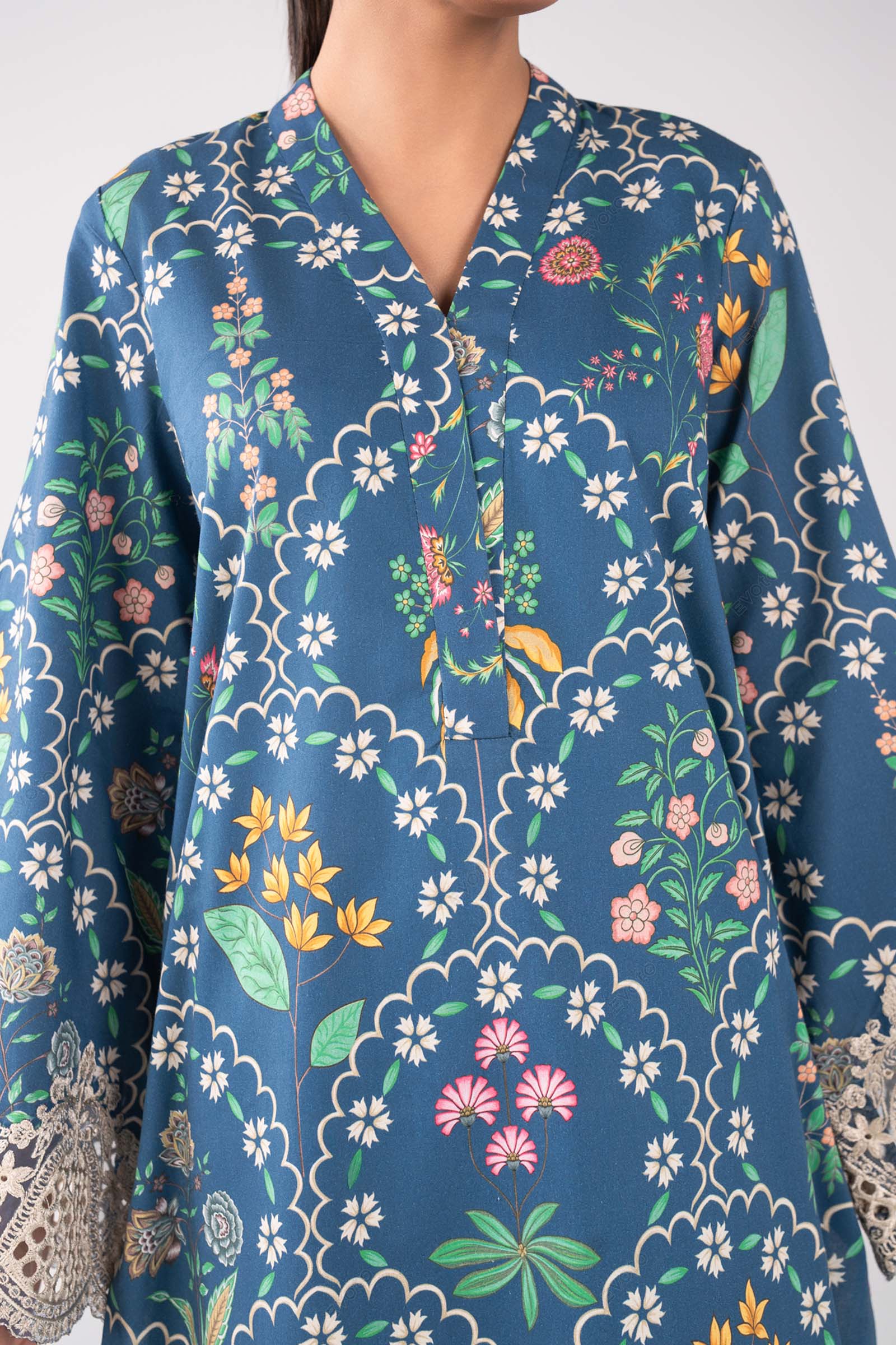 2 Pc Embroidered Lawn Suit - Image 11
