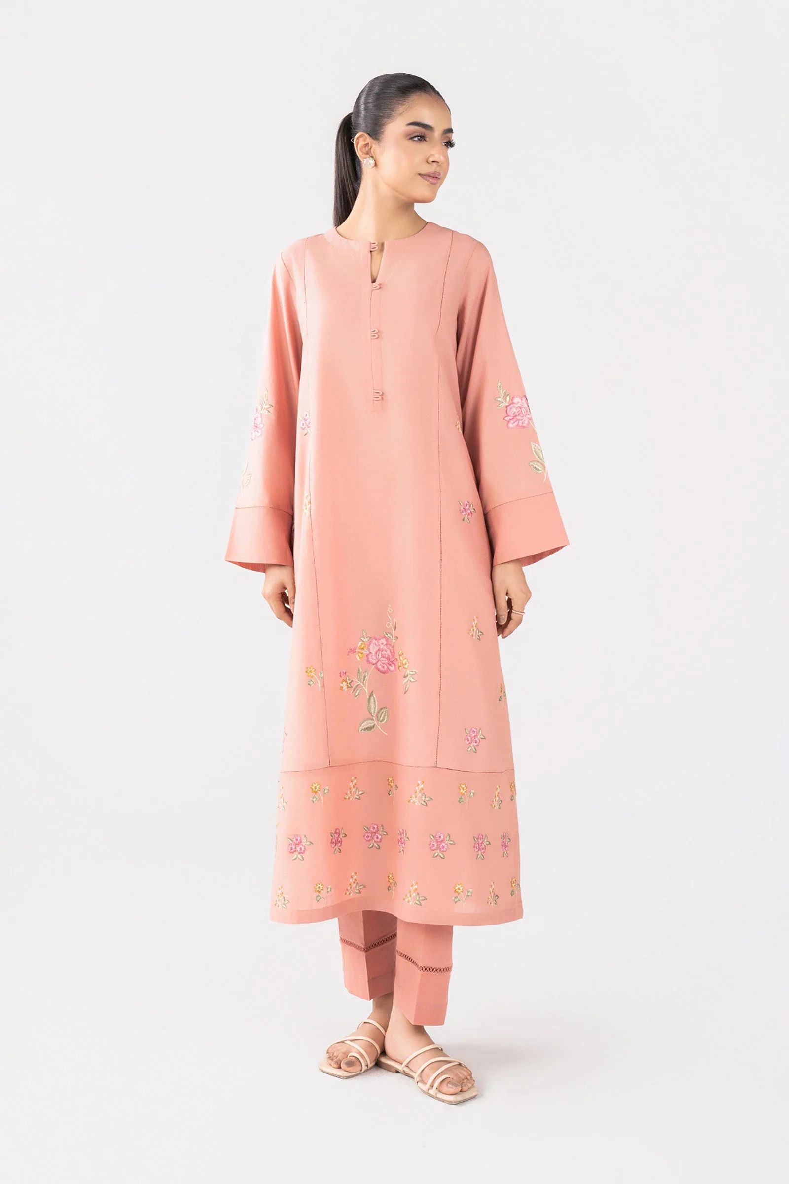 2 Pc Embroidered Lawn Suit - Image 2