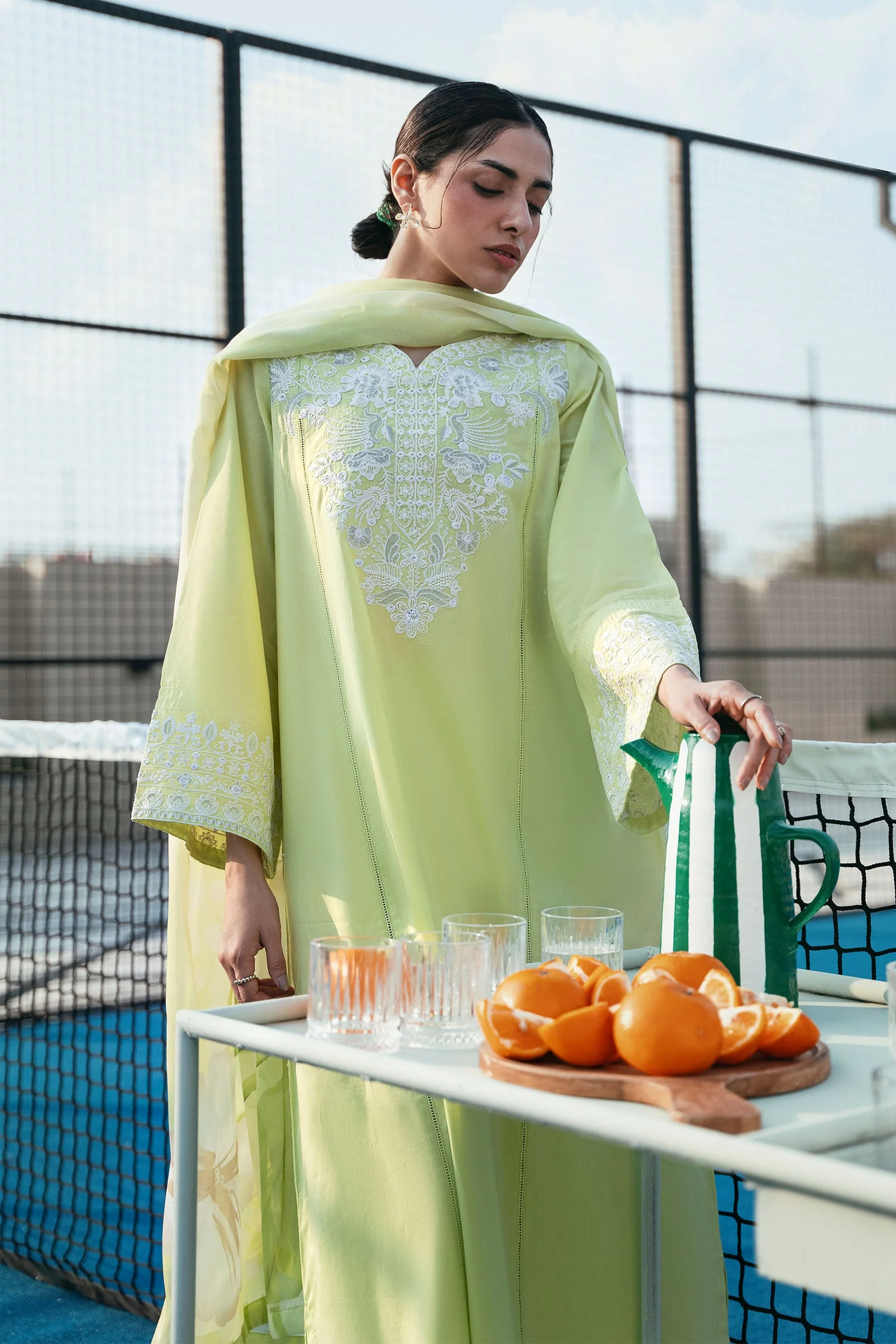 Printed Chiffon Dupatta - Image 3
