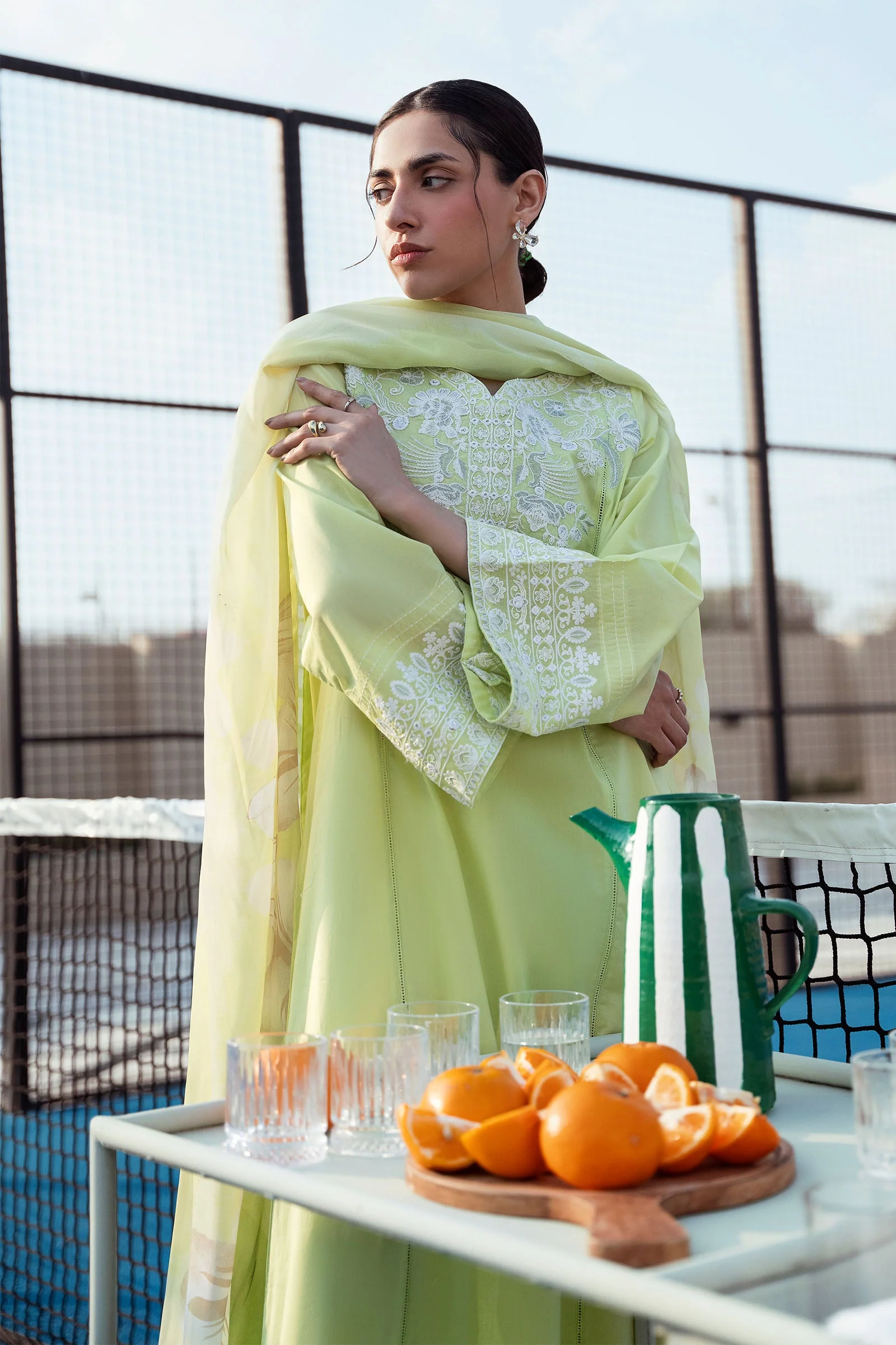 Printed Chiffon Dupatta - Image 4