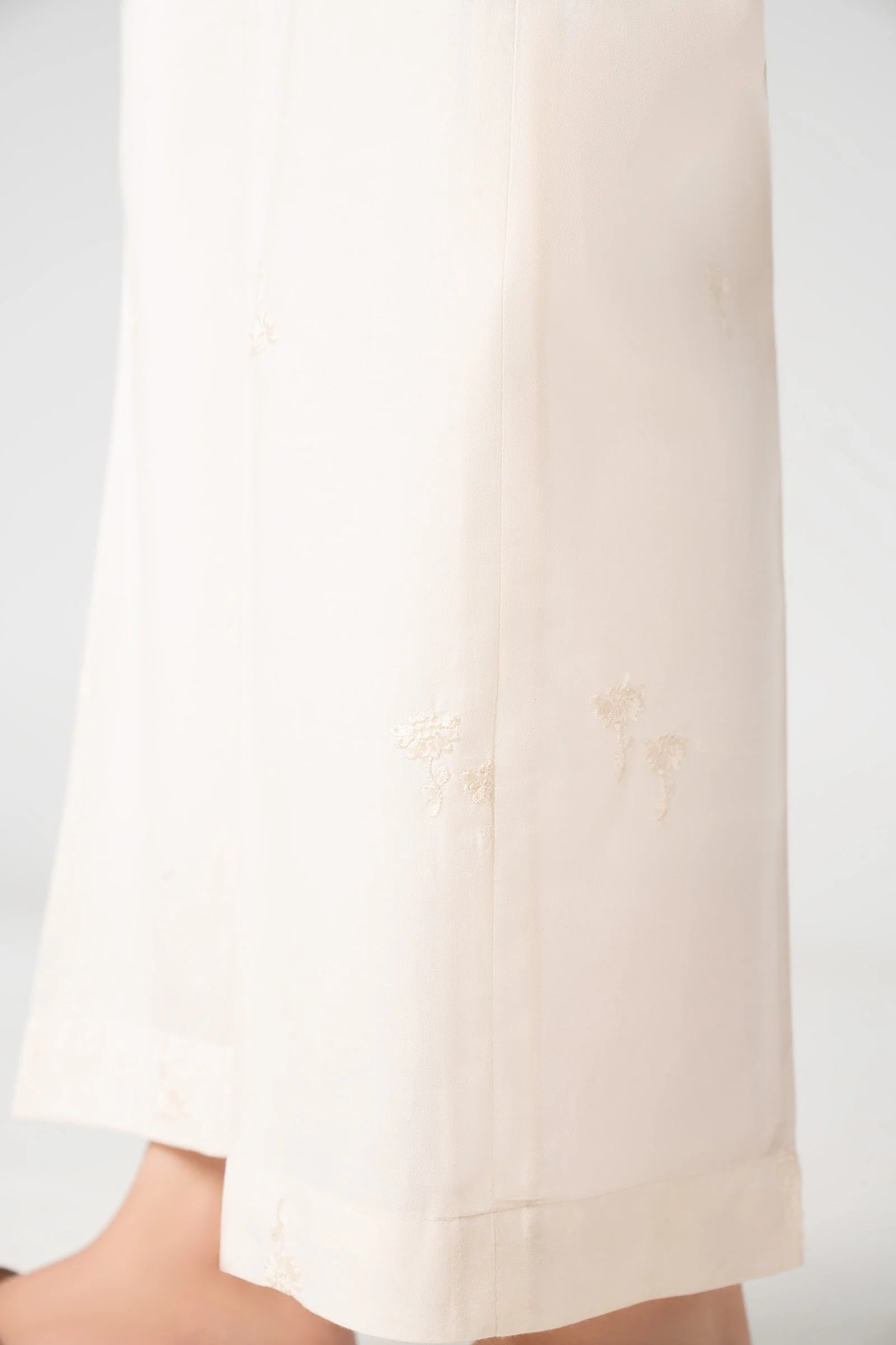 Embroidered Cambric Trouser - Image 3