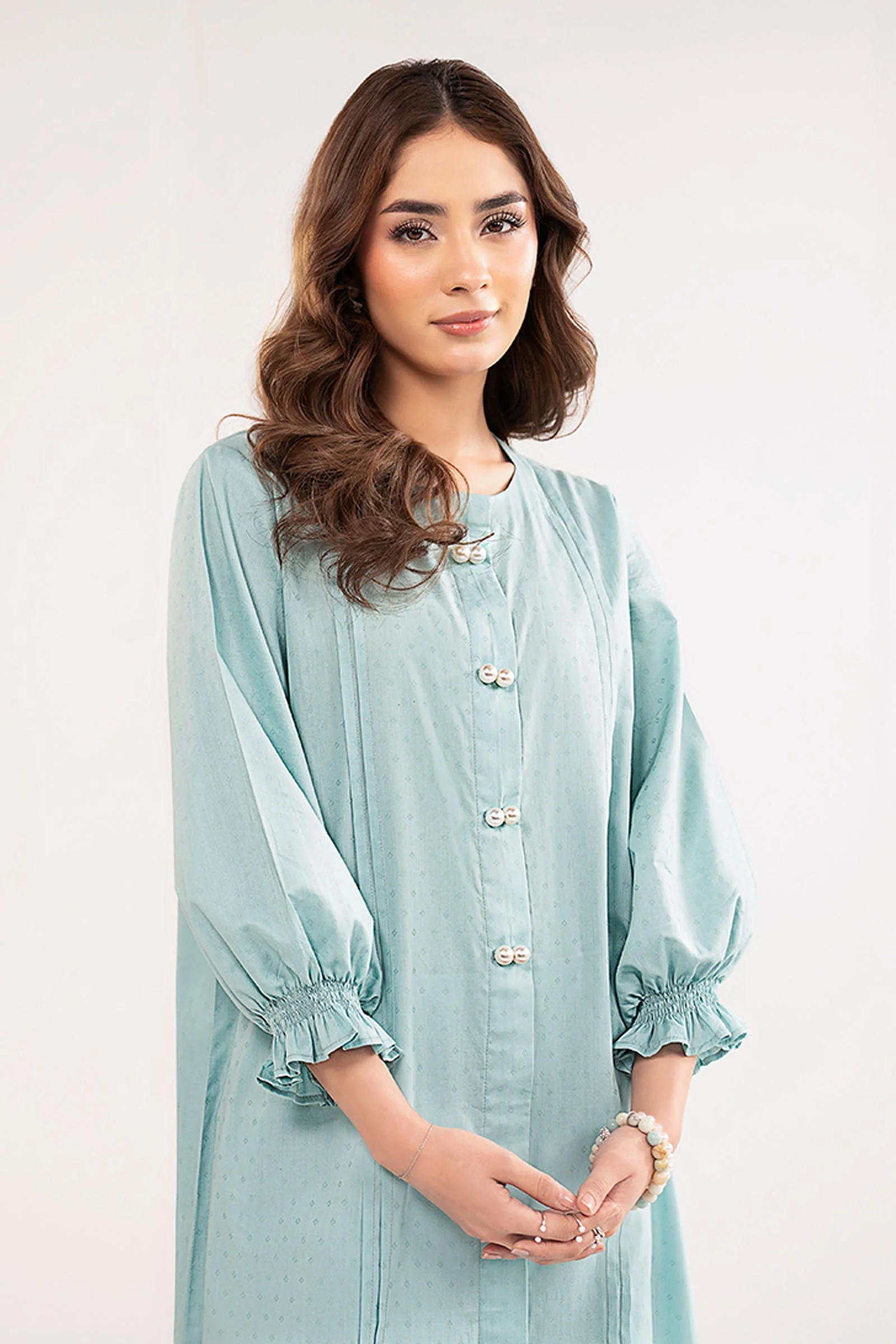 Dyed Dobby Cotton Shirt - Image 4