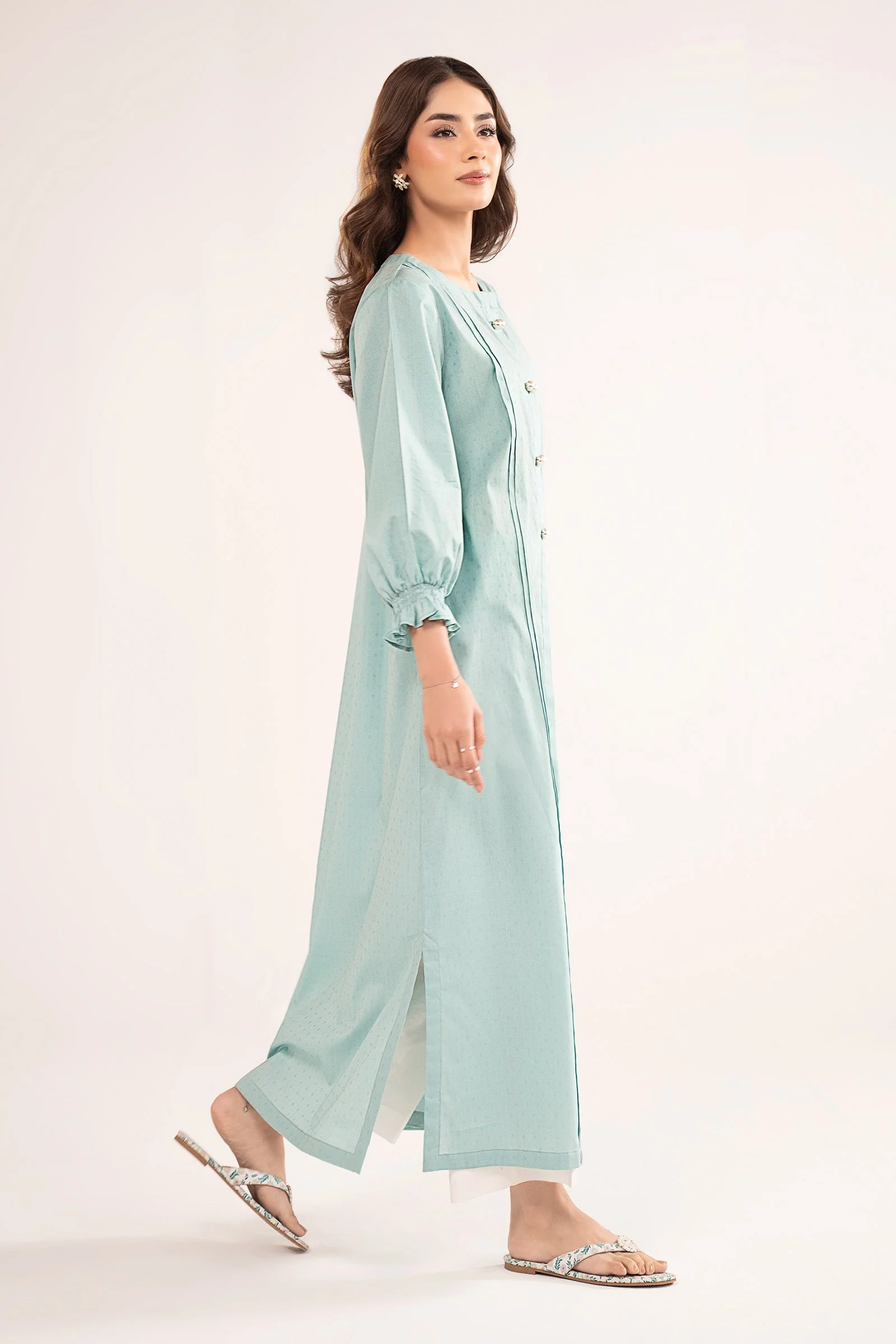 Dyed Dobby Cotton Shirt - Image 5