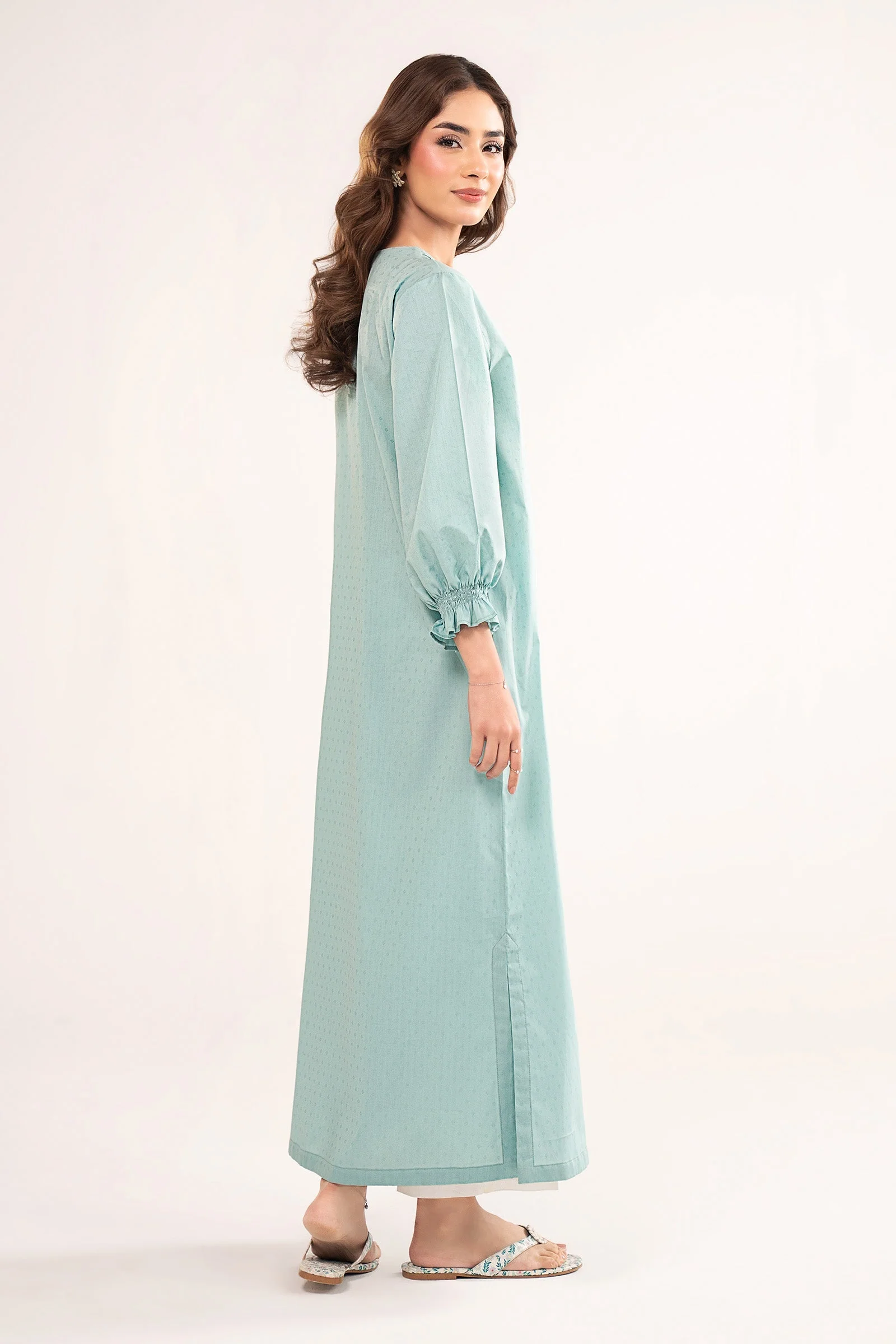 Dyed Dobby Cotton Shirt - Image 6