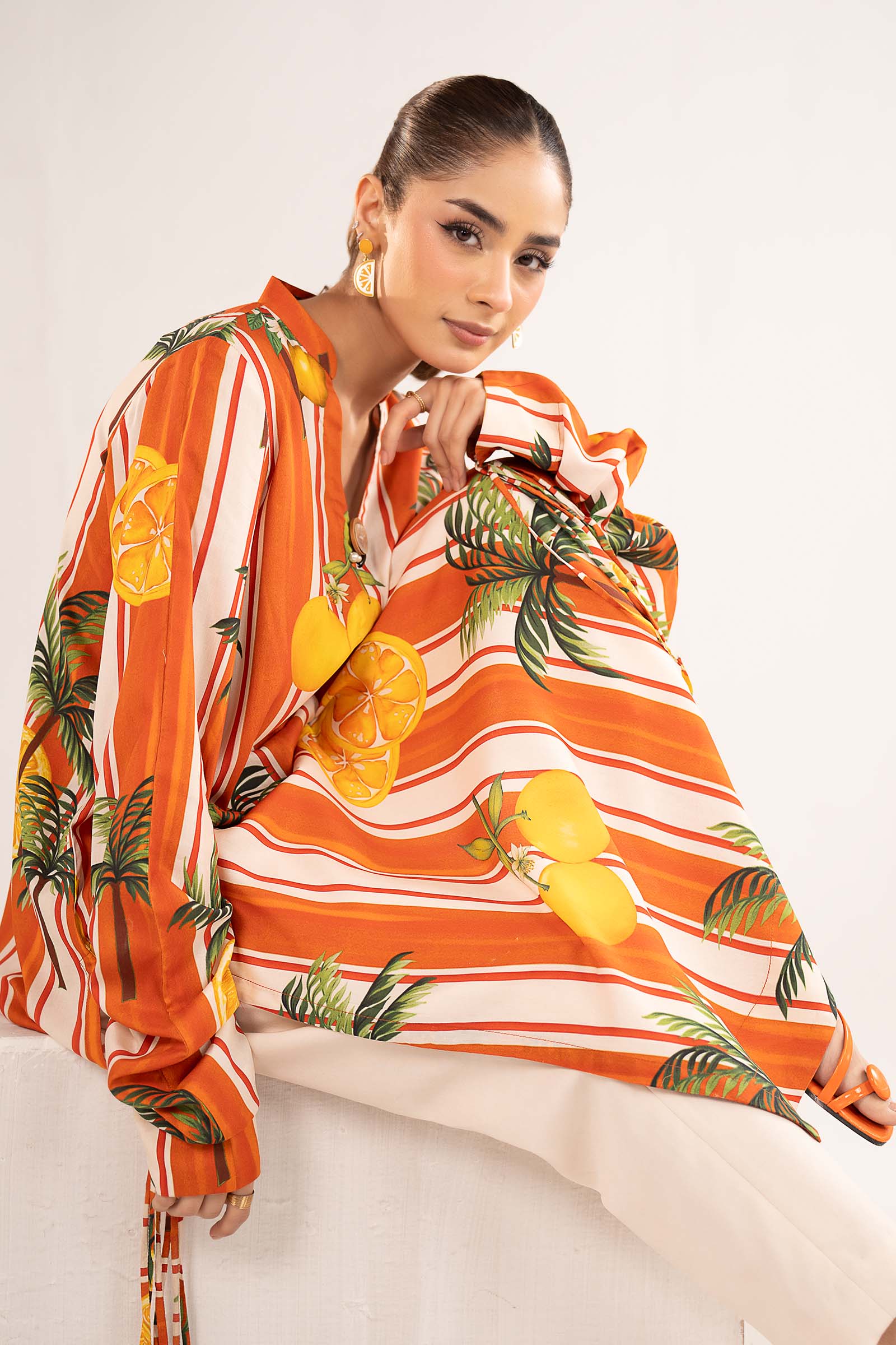 Printed Lawn Shirt - Image 4