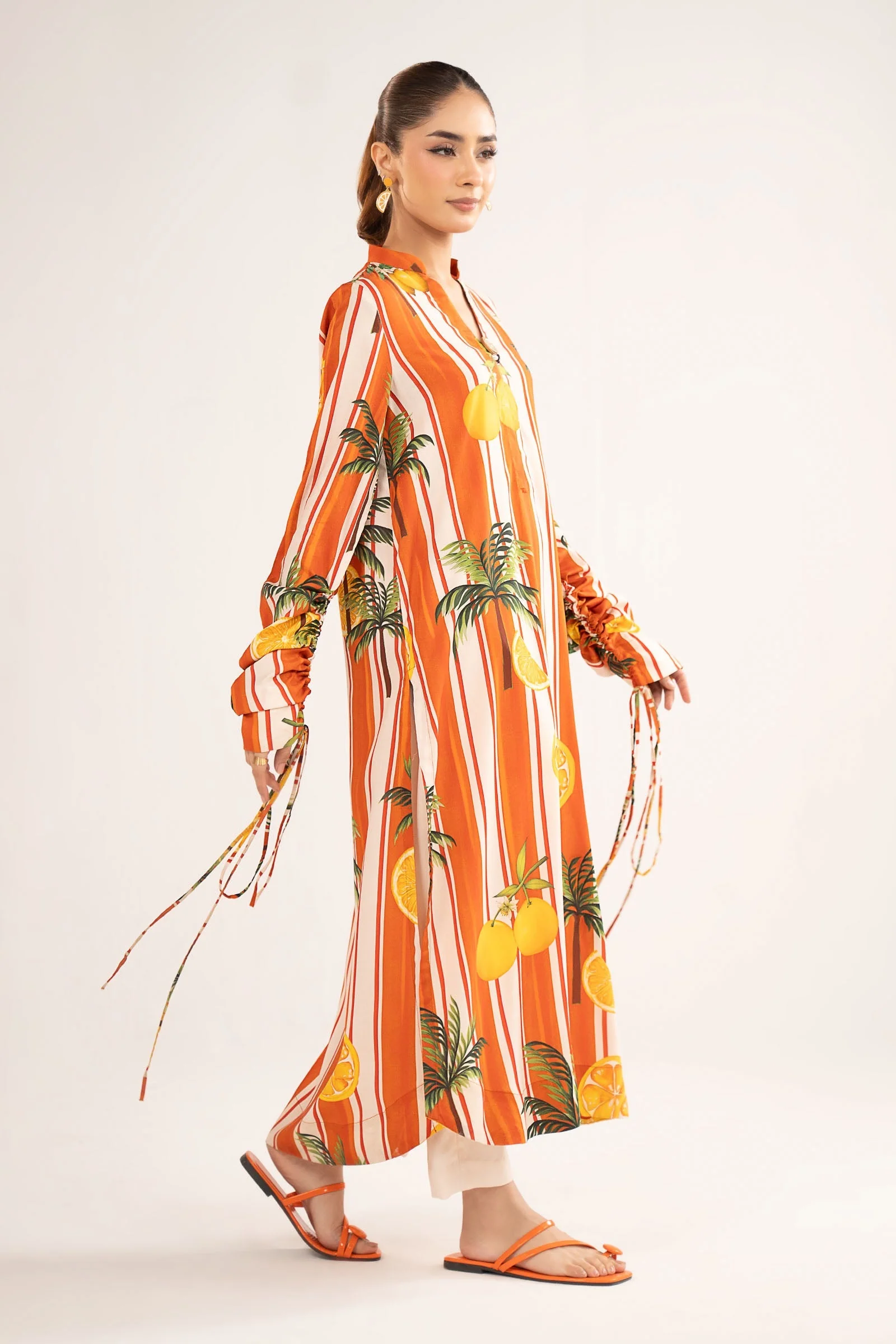 Printed Lawn Shirt - Image 7