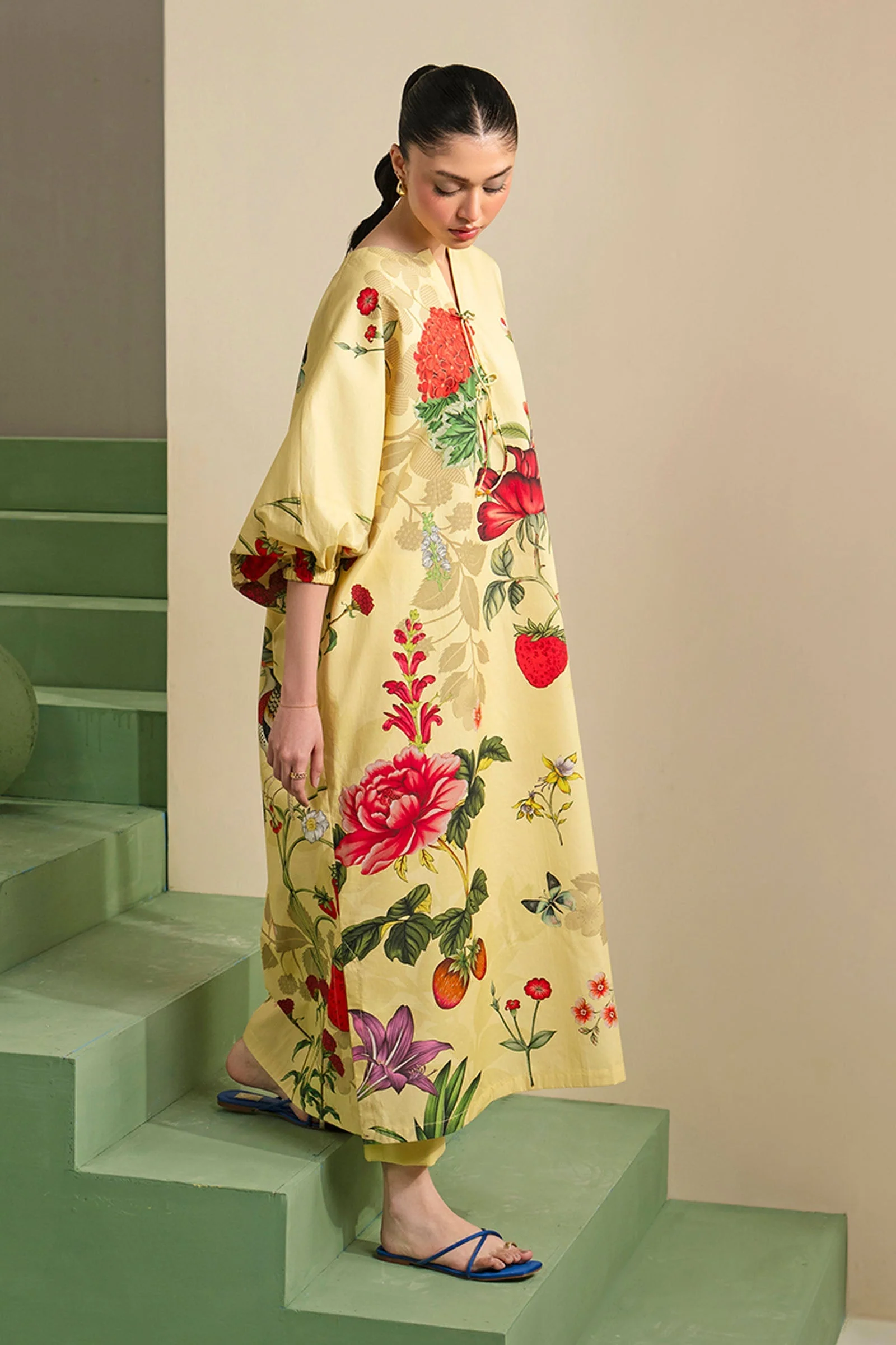 Printed Lawn Shirt - Image 3