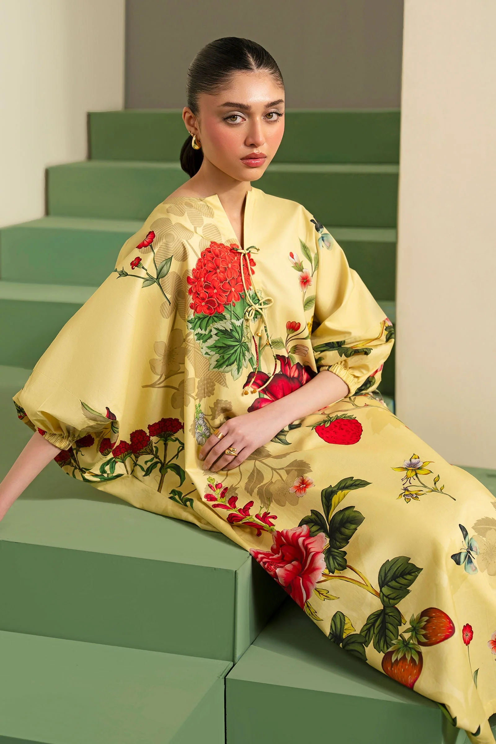 Printed Lawn Shirt - Image 4