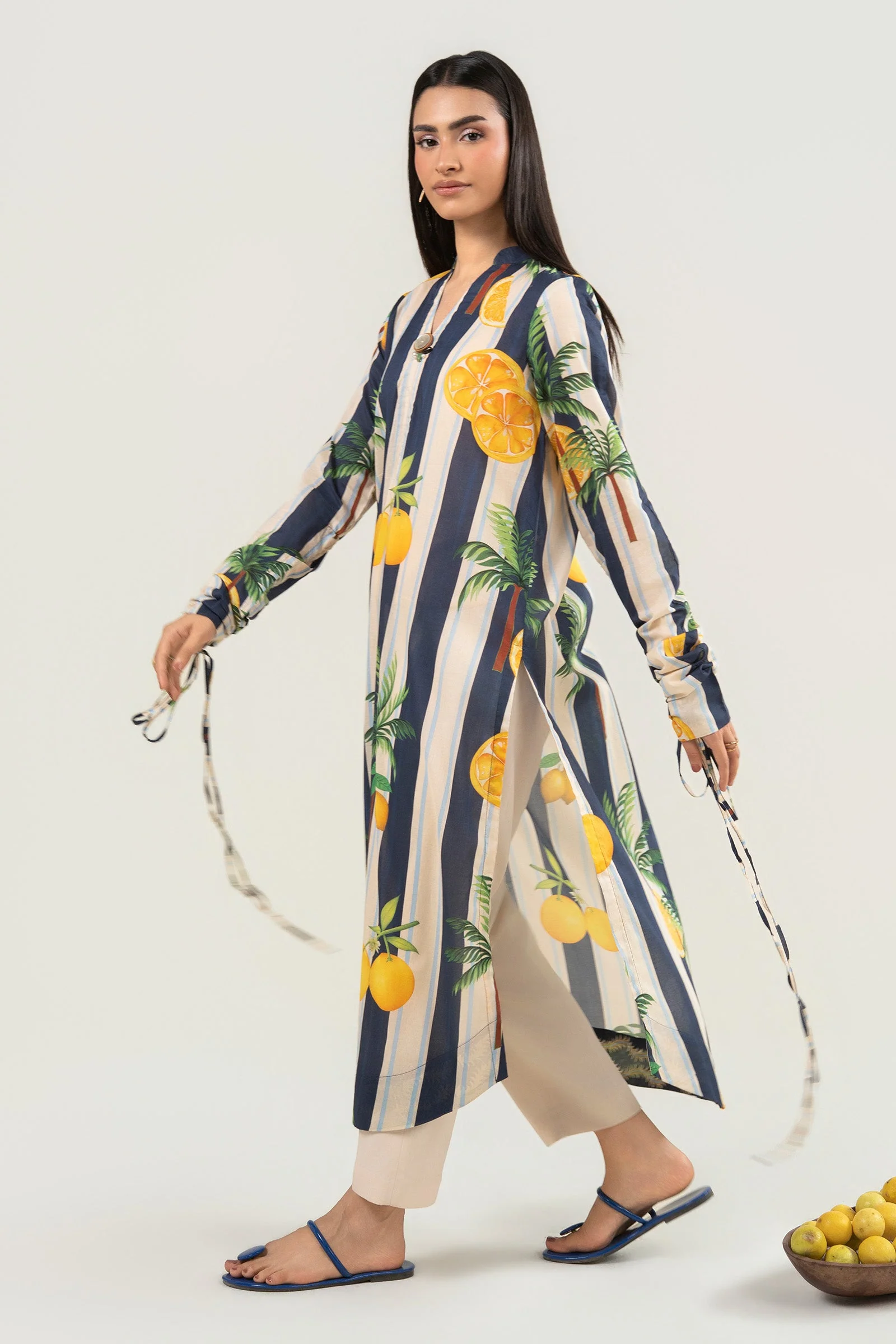 Printed Lawn Shirt - Image 6