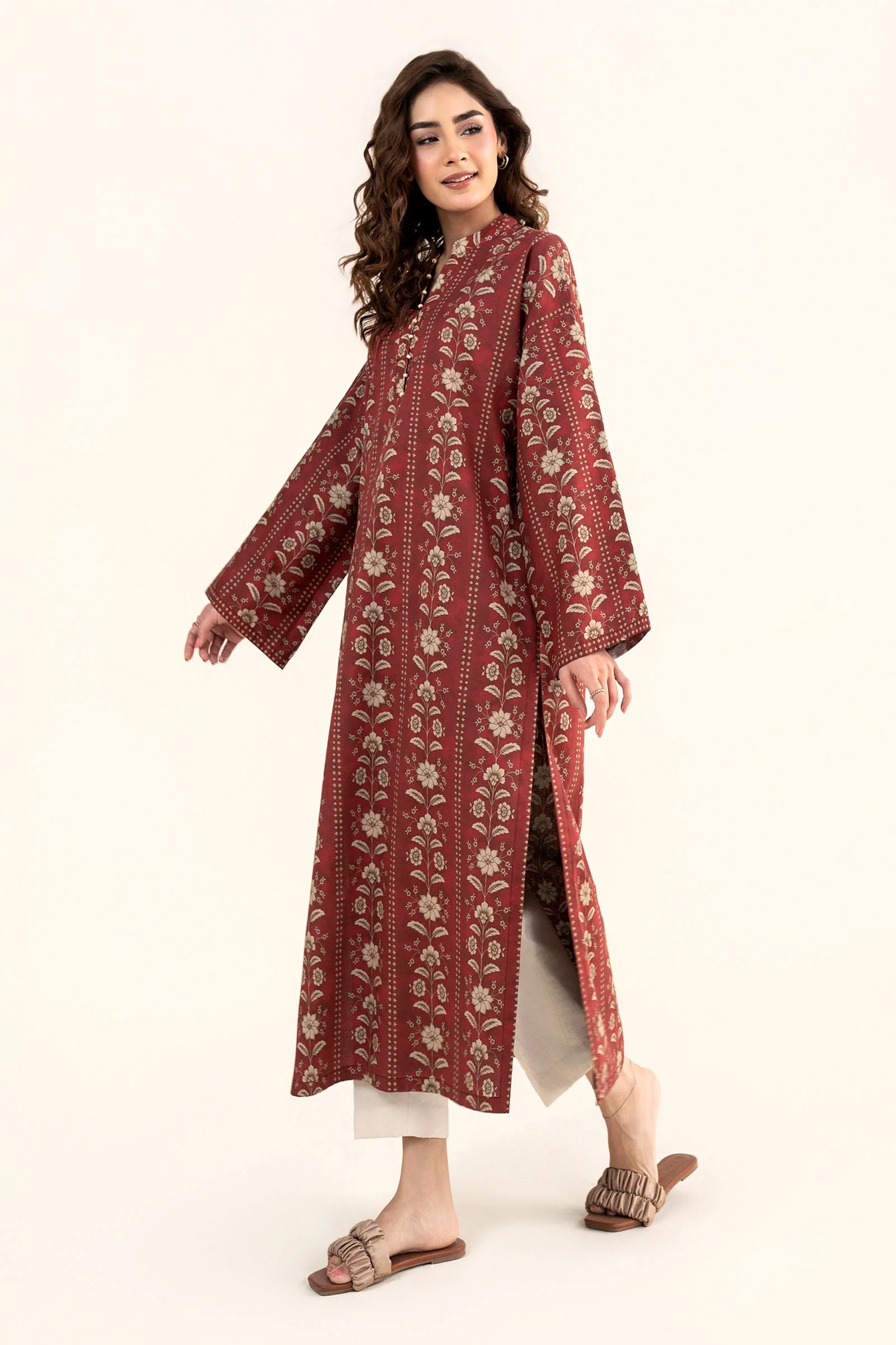 Embroidered Lawn Shirt - Image 10