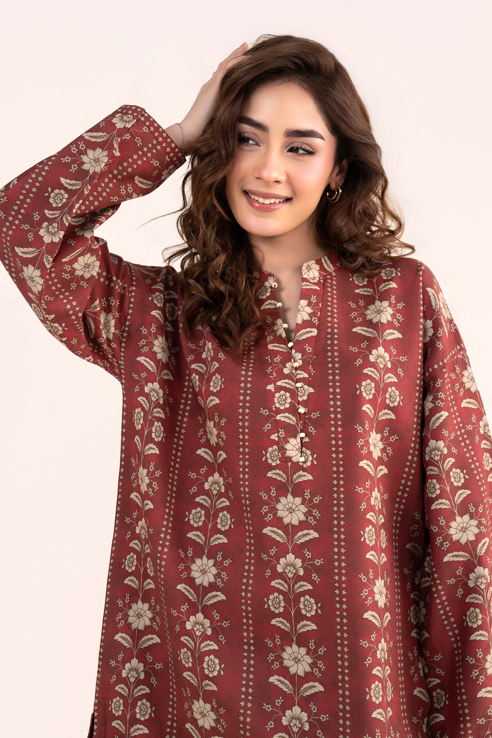 Embroidered Lawn Shirt - Image 2