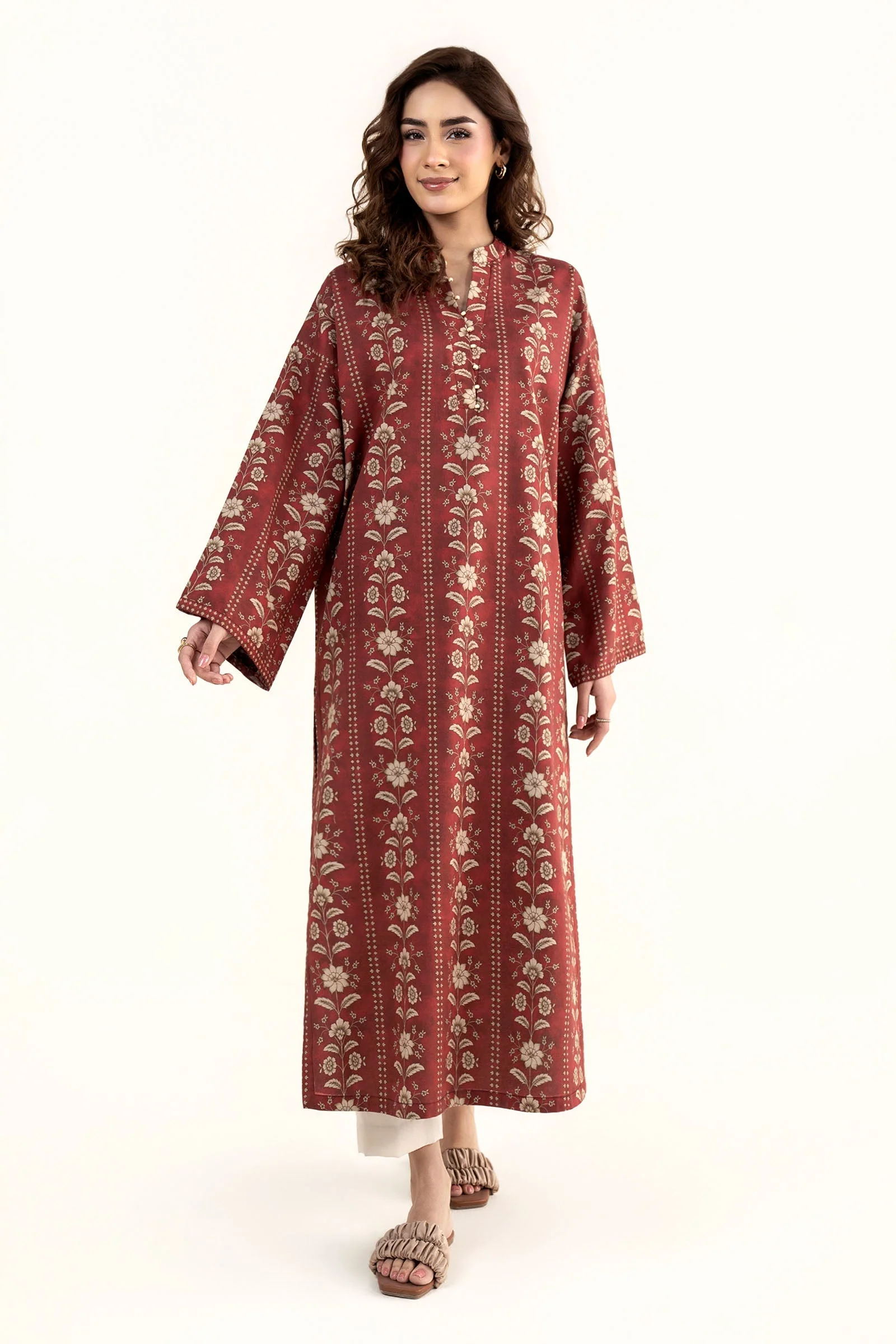 Embroidered Lawn Shirt - Image 3
