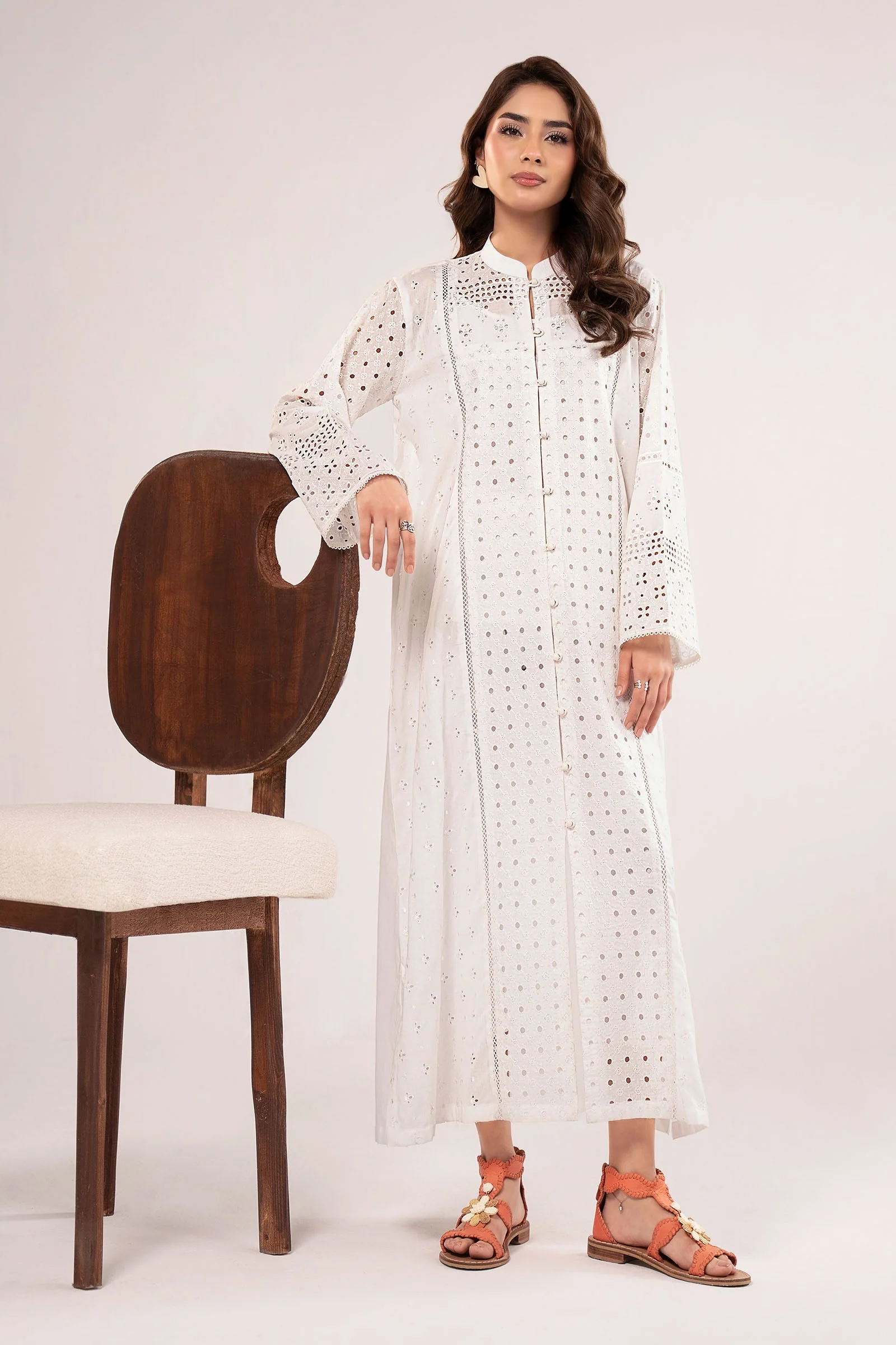 Embroidered Lawn Shirt - Image 2