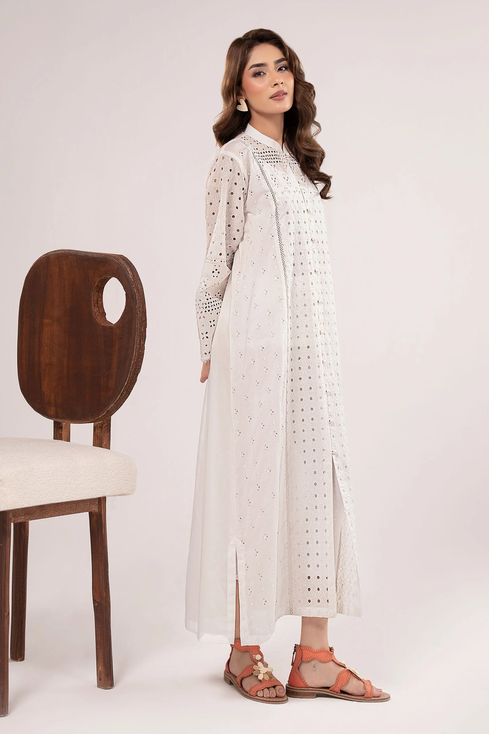 Embroidered Lawn Shirt - Image 5