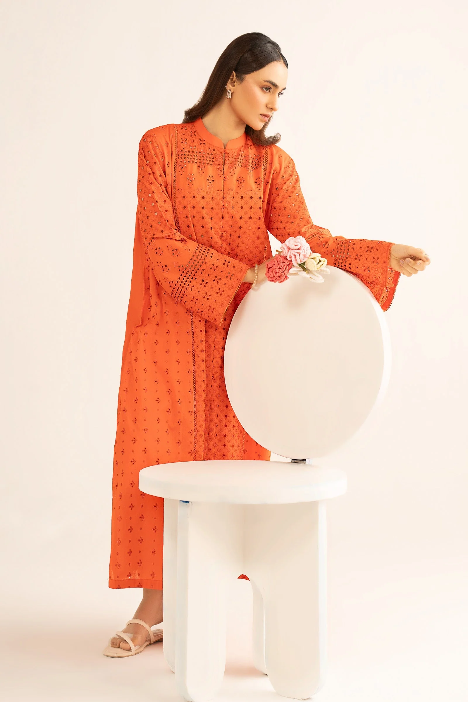 Embroidered Lawn Shirt - Image 2