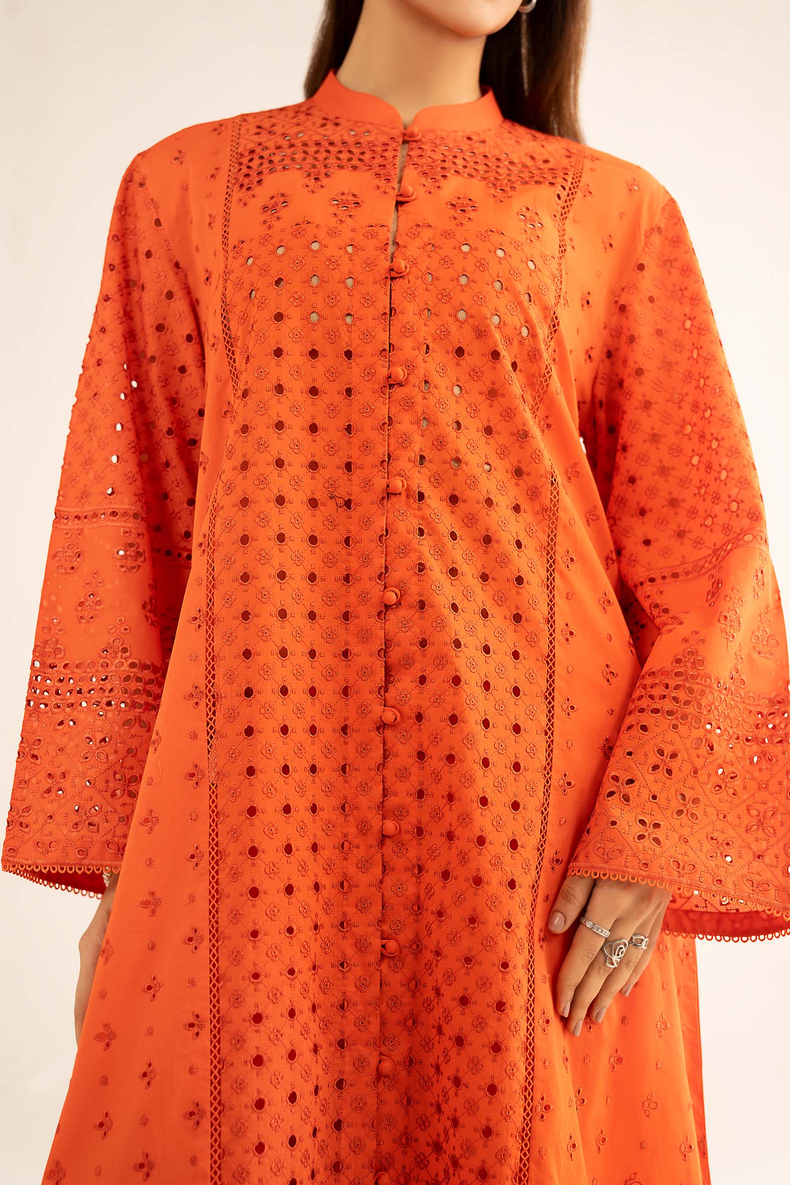 Embroidered Lawn Shirt - Image 7