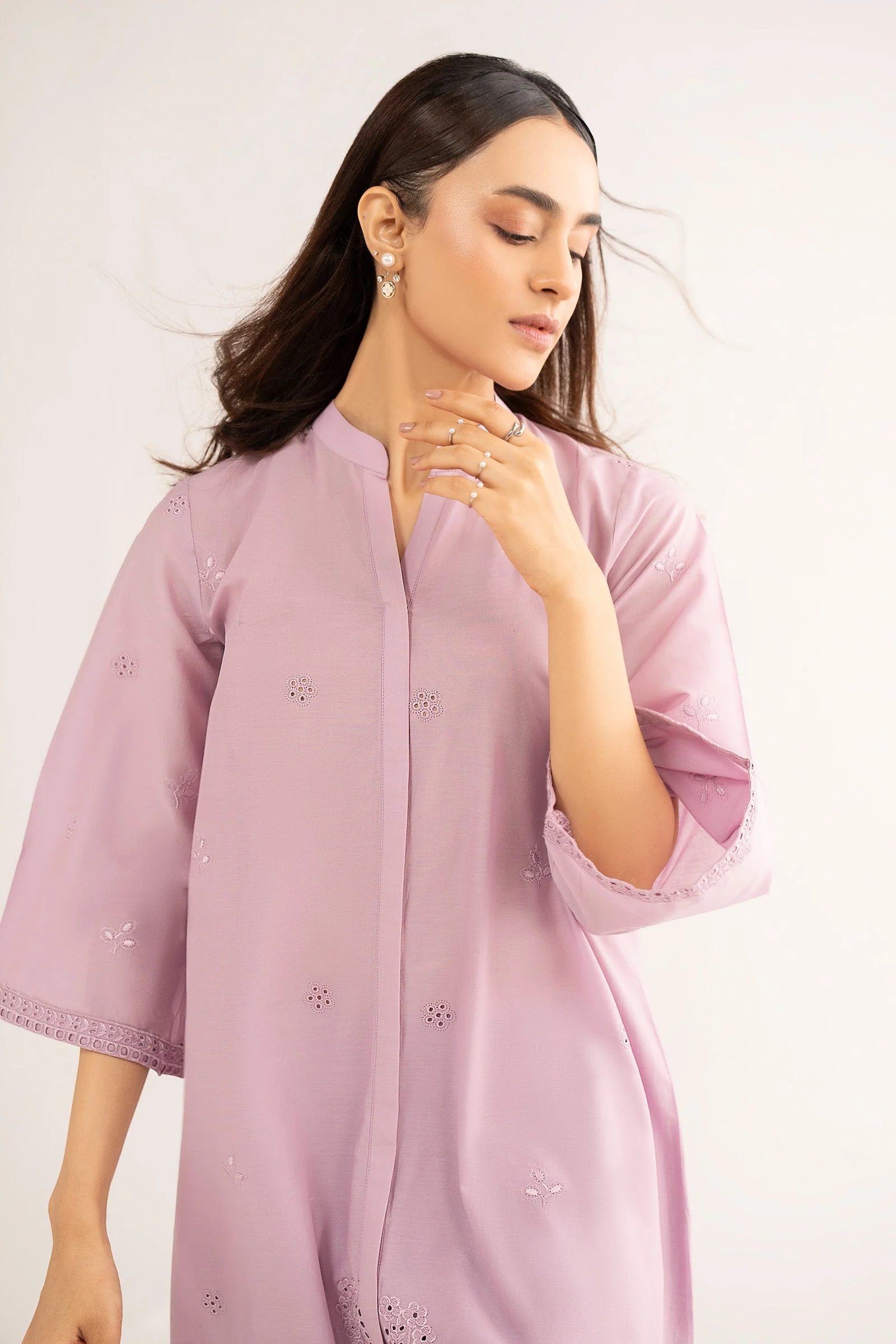 Embroidered Lawn Shirt - Image 4