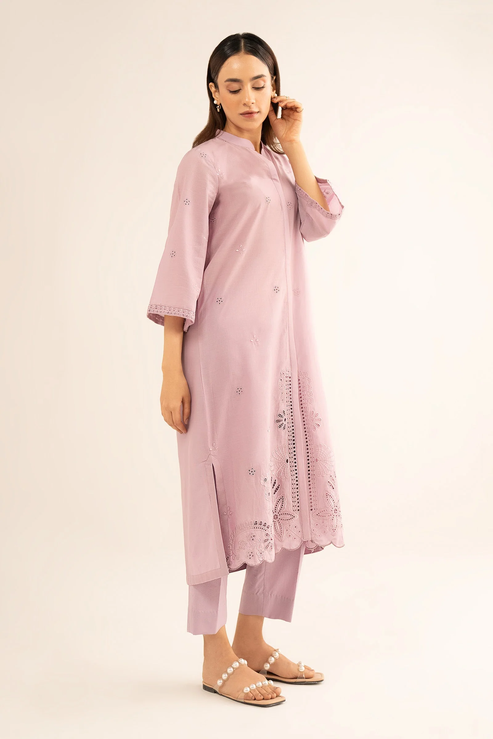 Embroidered Lawn Shirt - Image 7