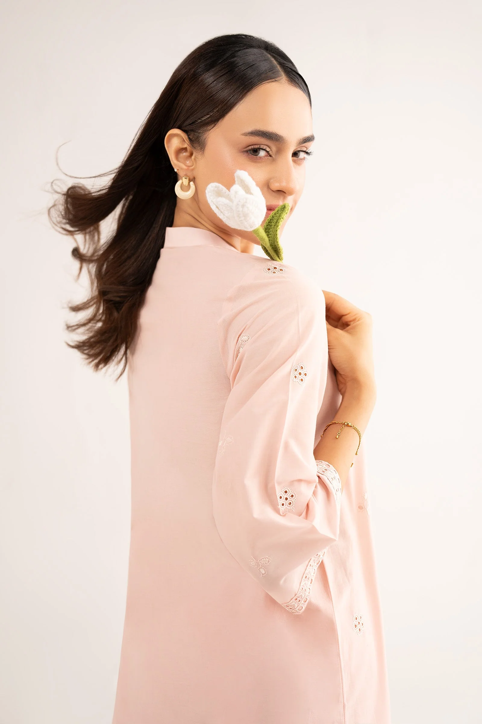Embroidered Lawn Shirt - Image 2