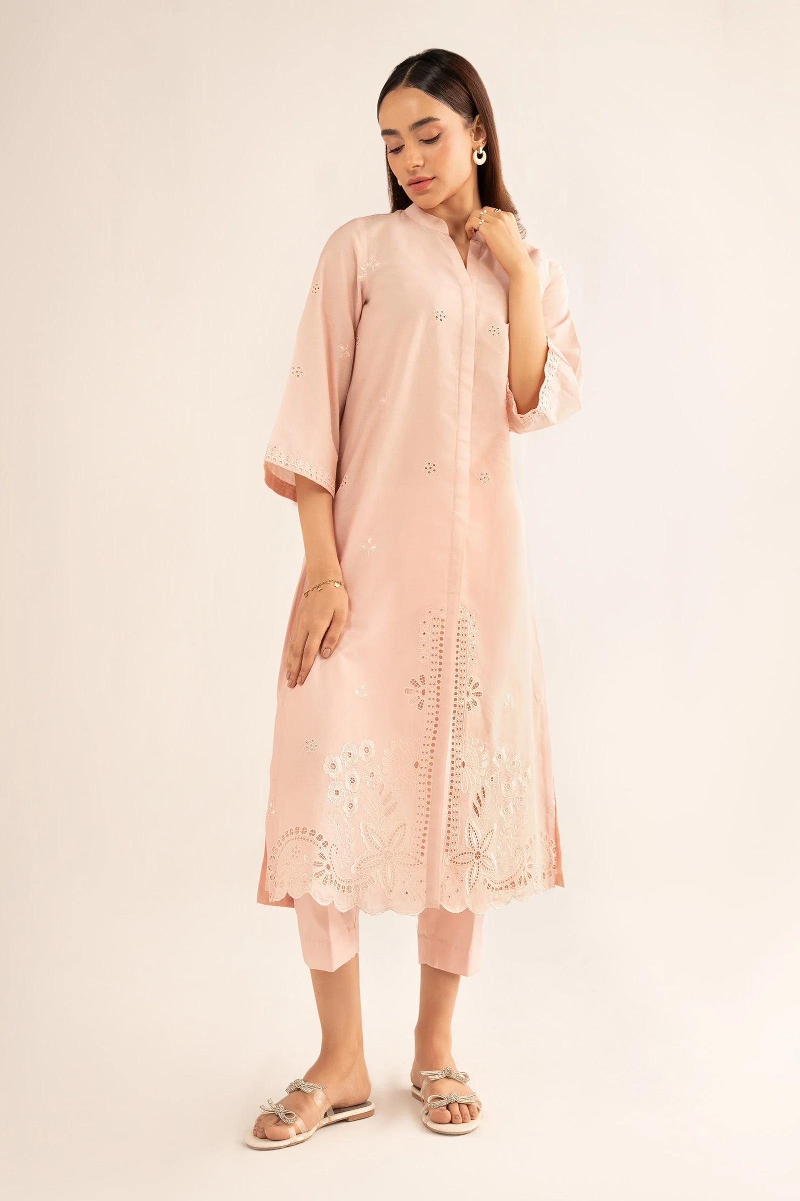 Embroidered Lawn Shirt - Image 3