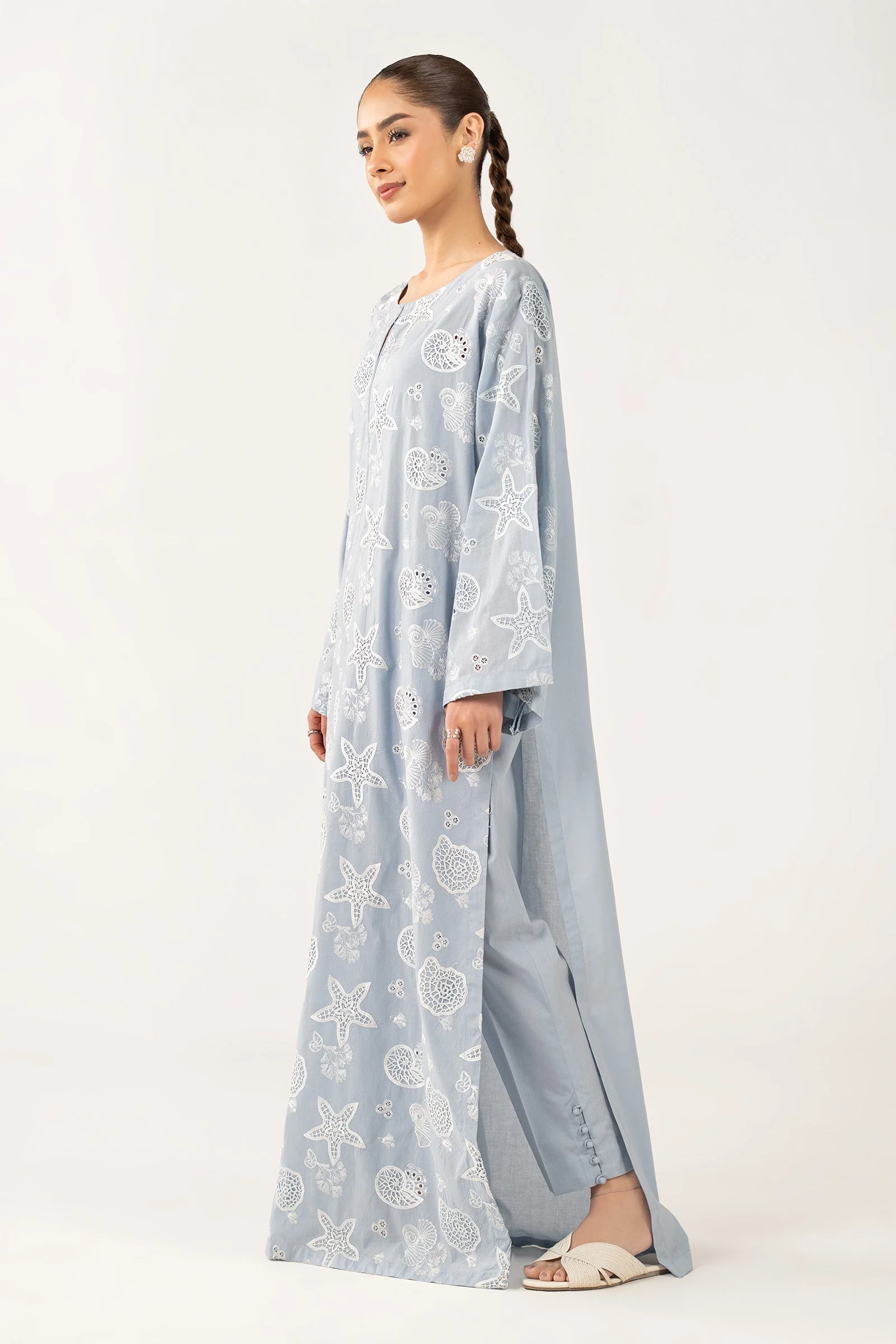 2 Pc Embroidered Lawn Suit - Image 6