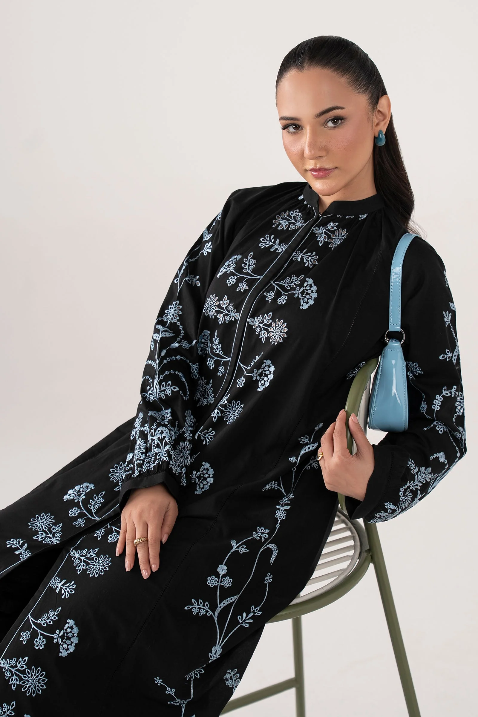 Embroidered Lawn Dress - Image 5
