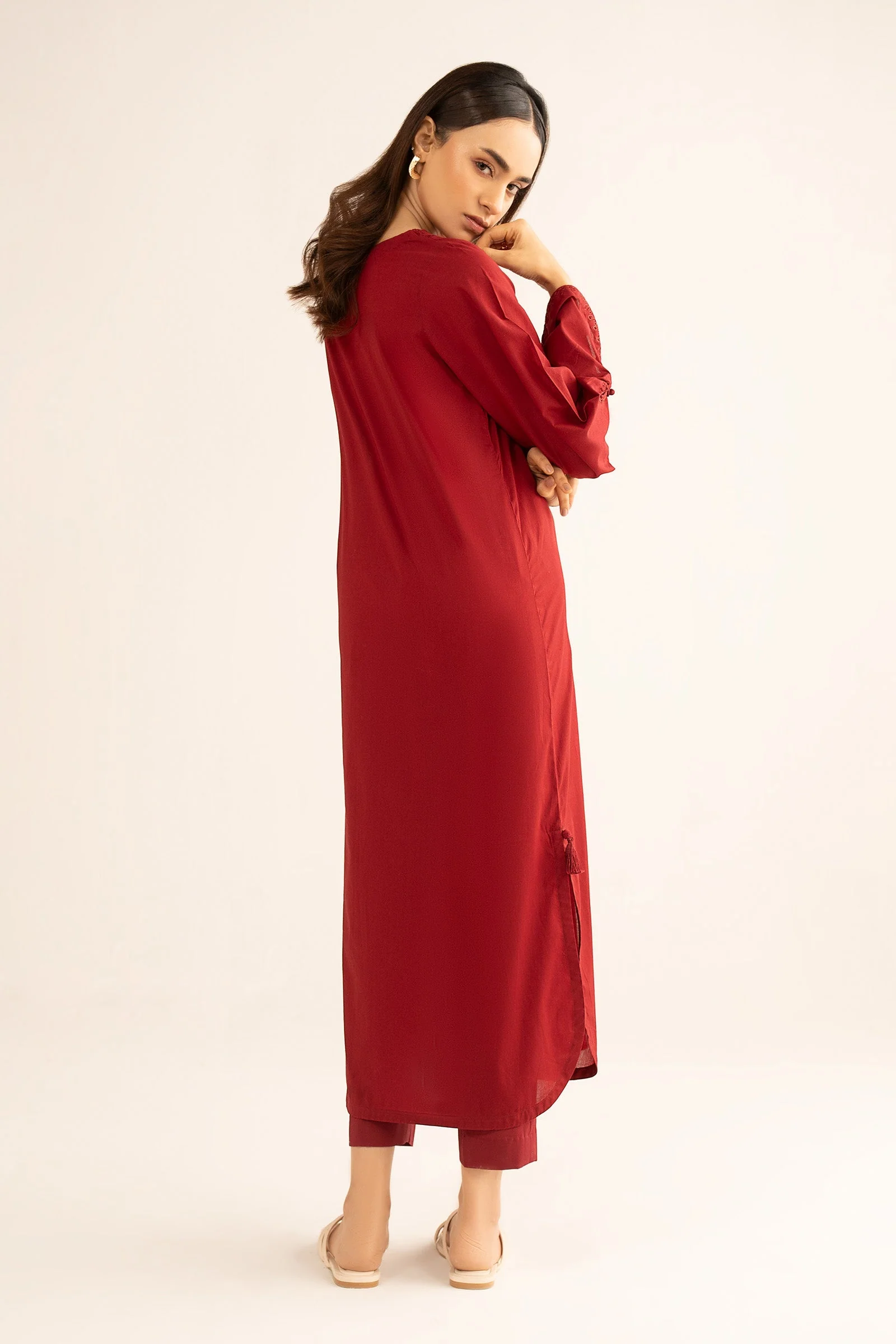 Embroidered Lawn Shirt - Image 10