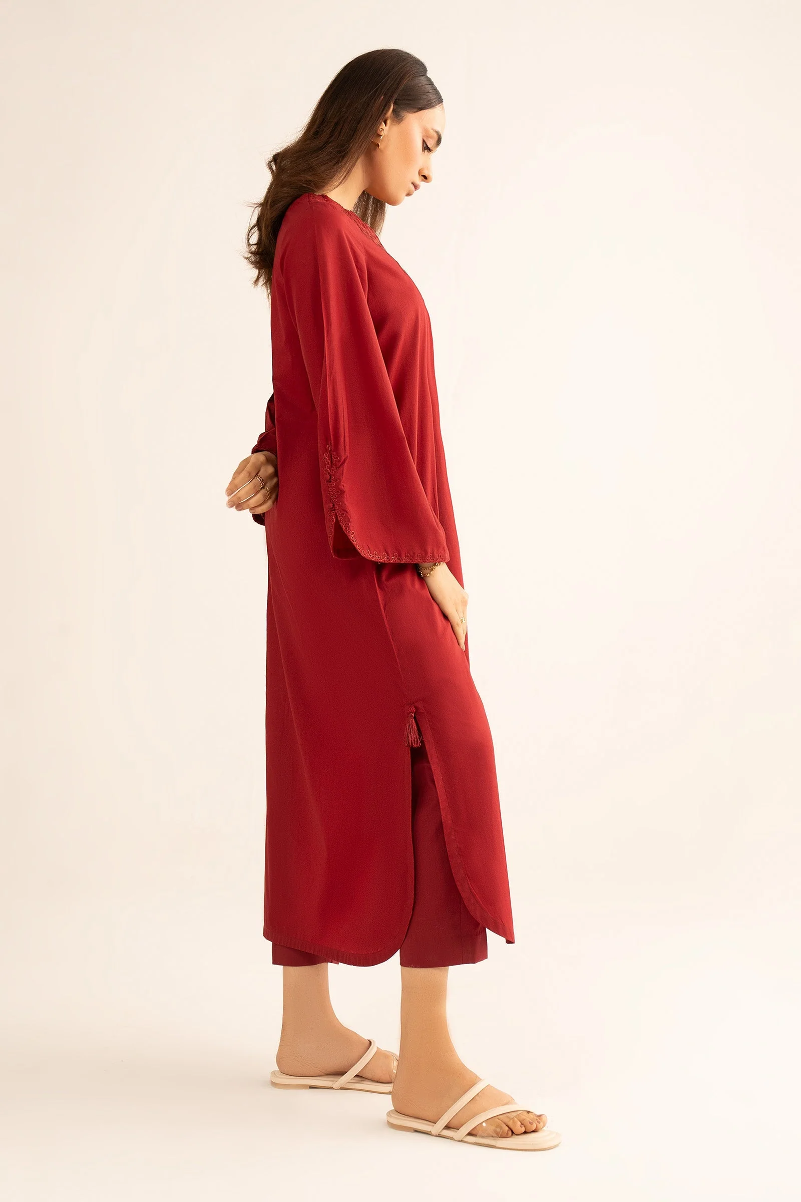 Embroidered Lawn Shirt - Image 7