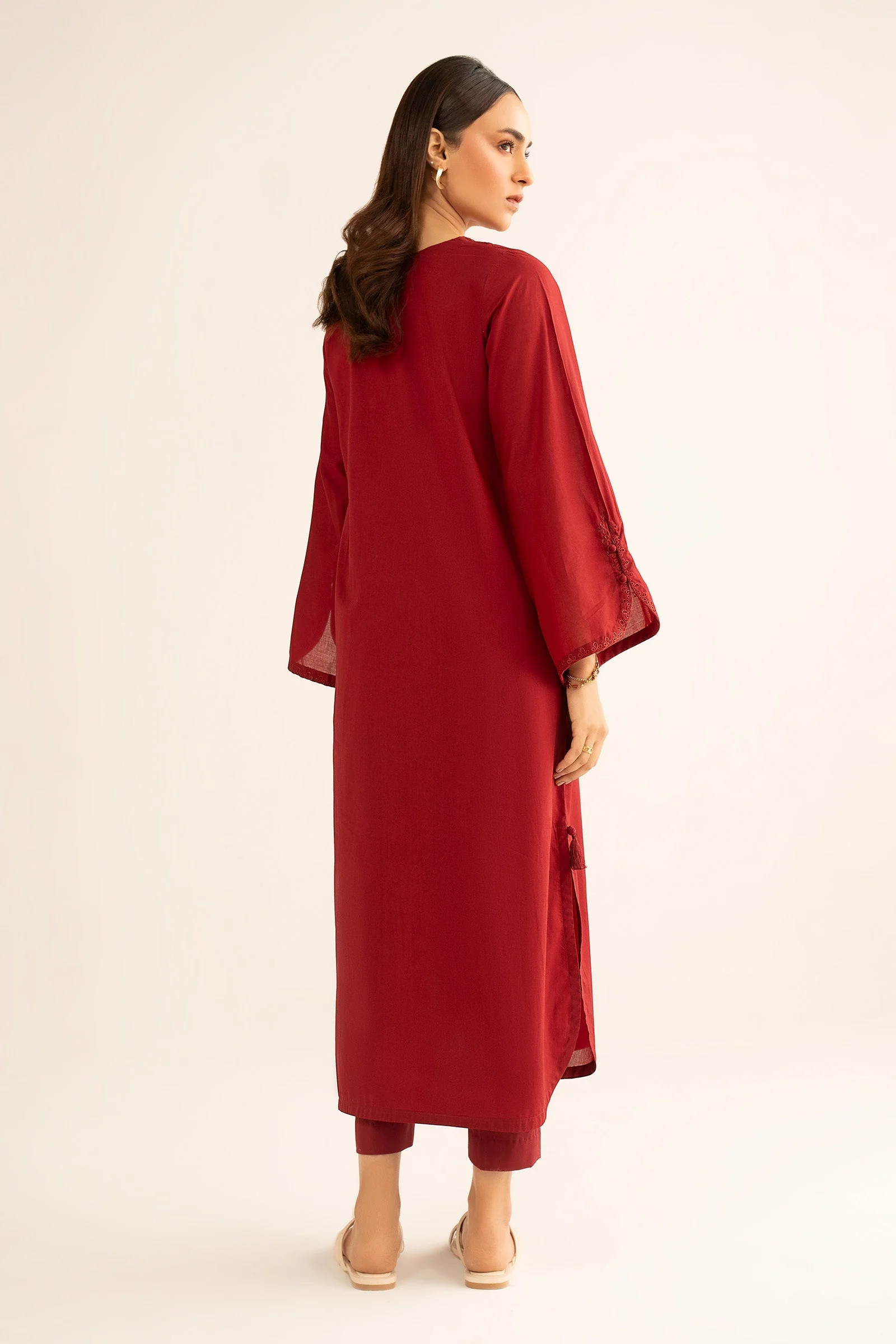 Embroidered Lawn Shirt - Image 9
