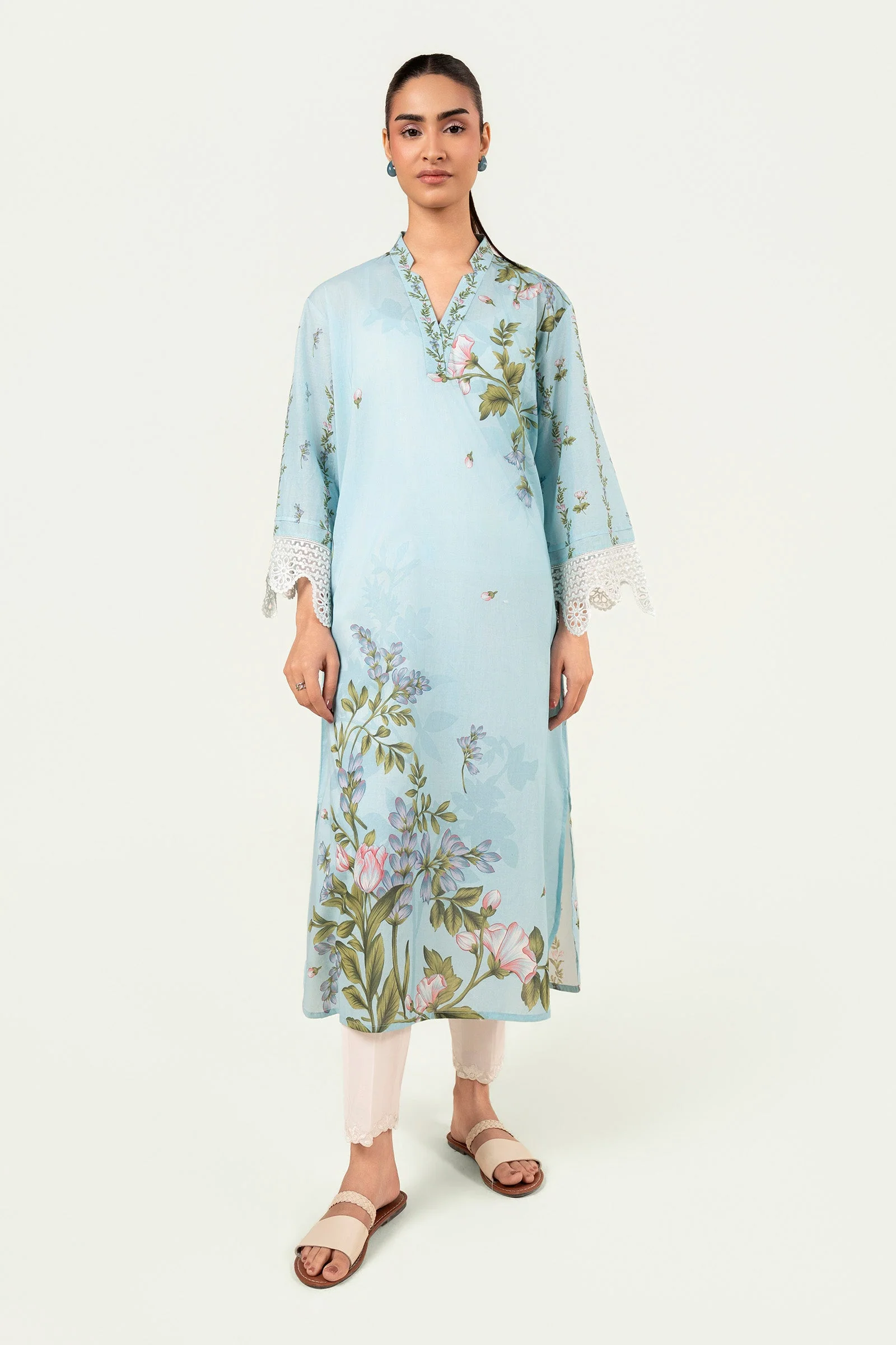 Embroidered Lawn Shirt - Image 2