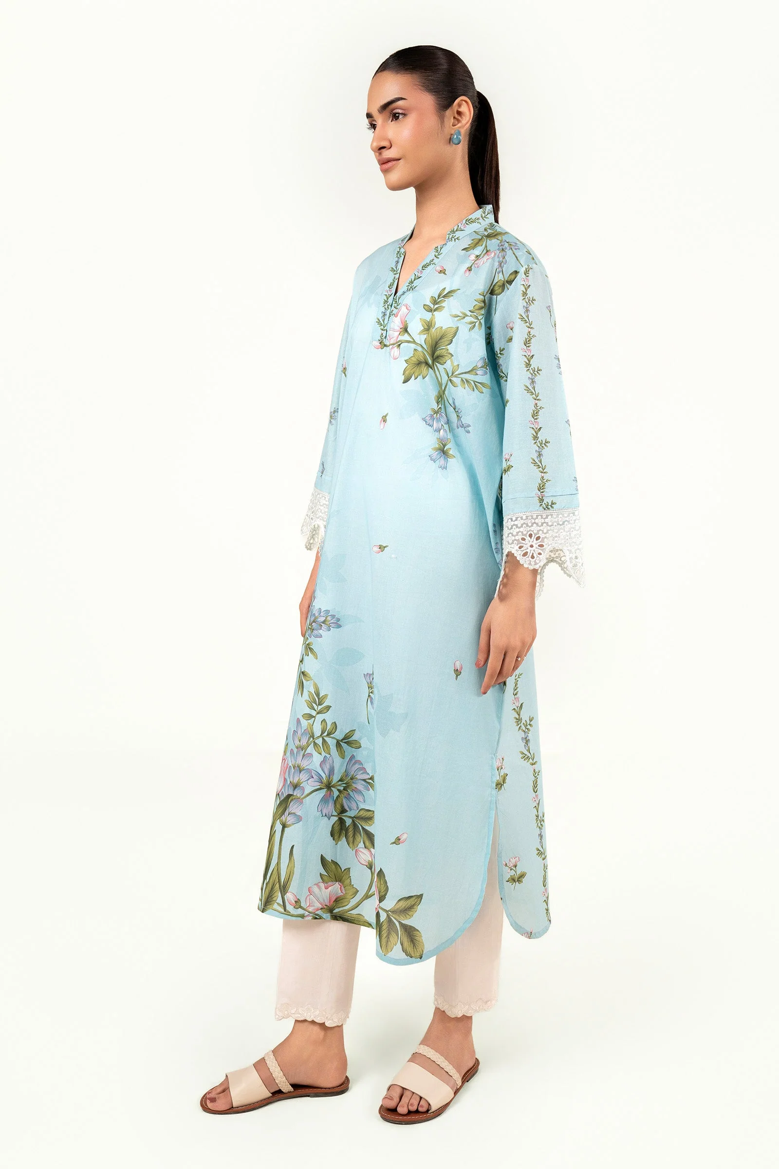 Embroidered Lawn Shirt - Image 6