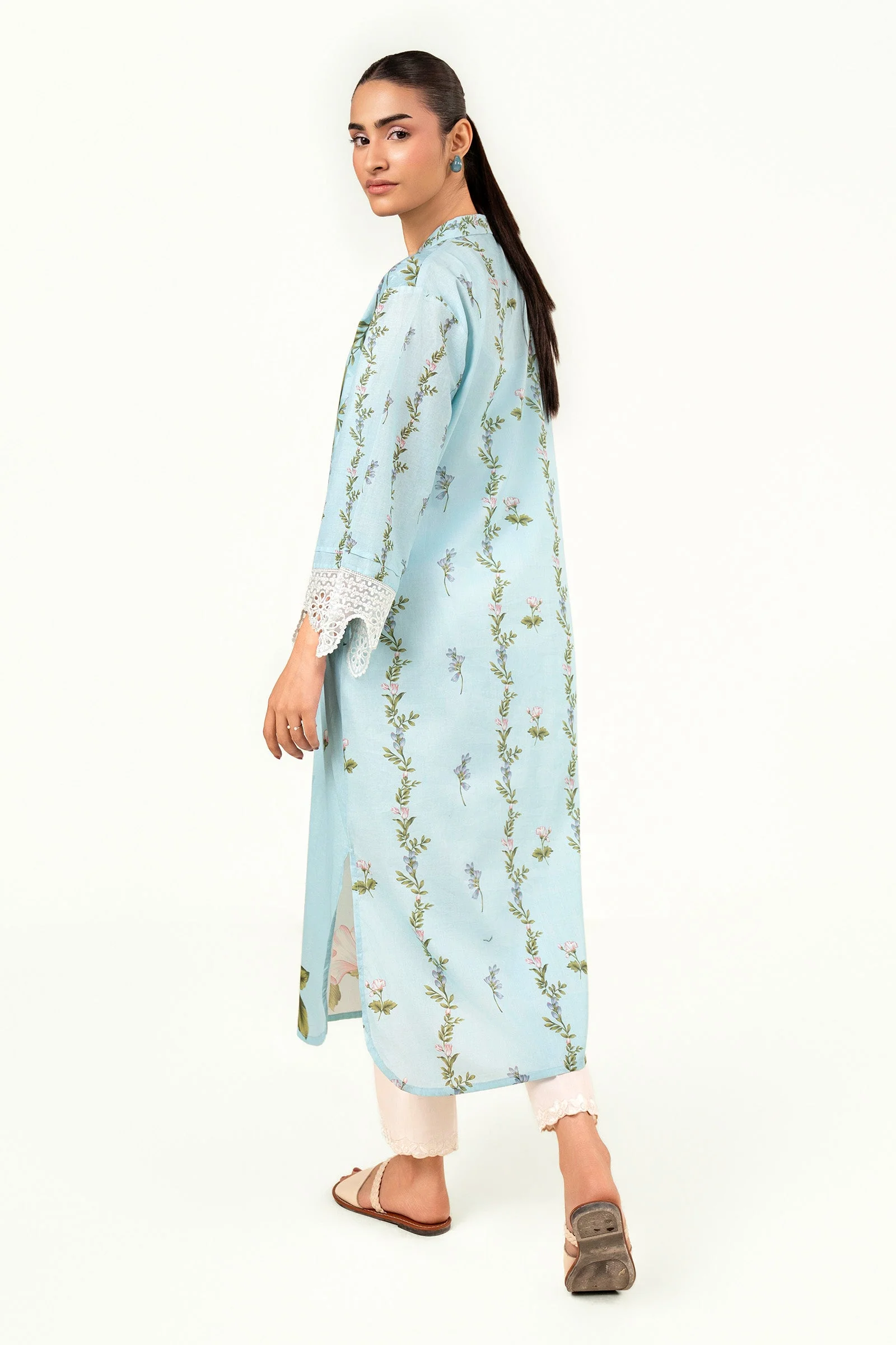 Embroidered Lawn Shirt - Image 7