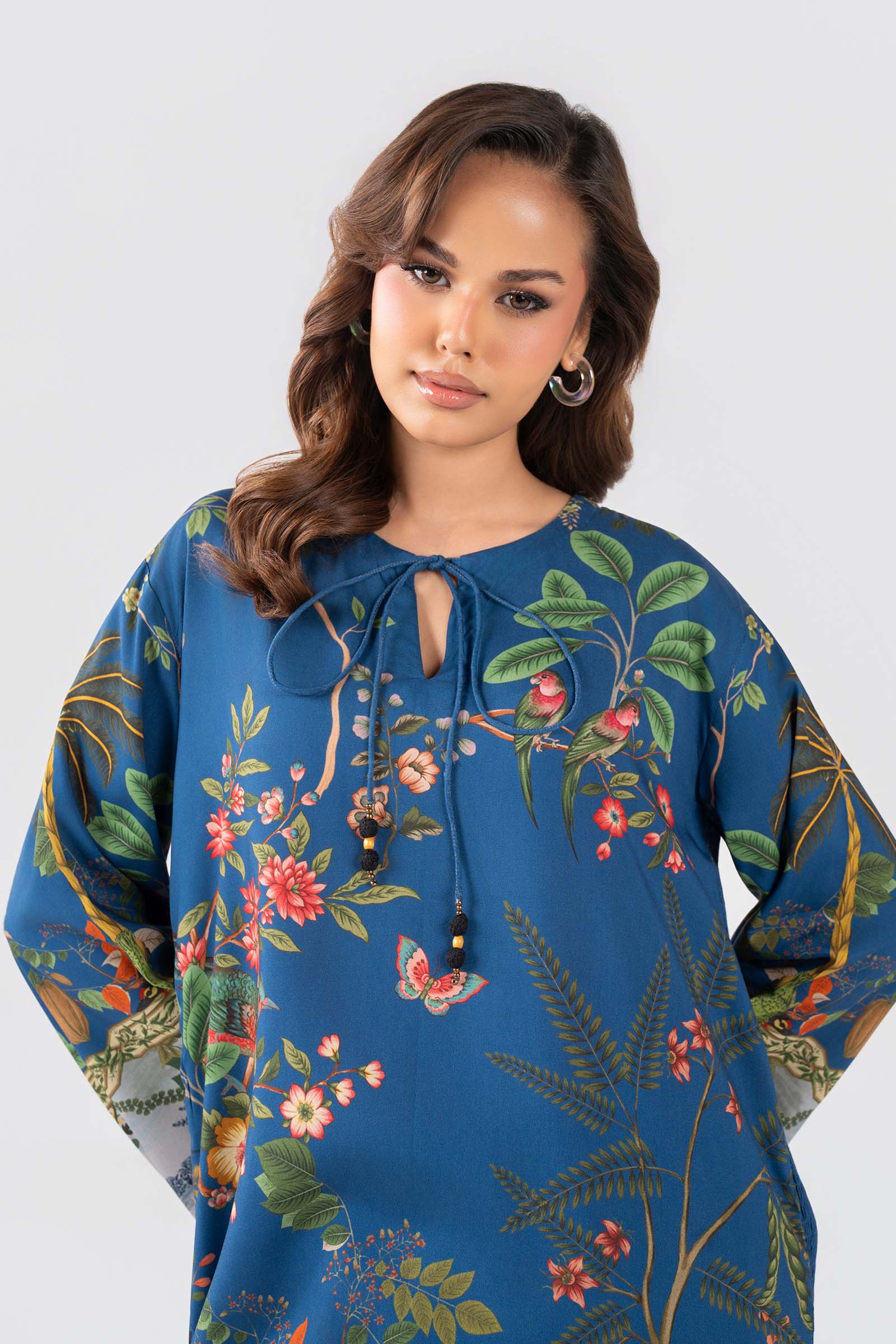 Embroidered Arabic Lawn Shirt - Image 2