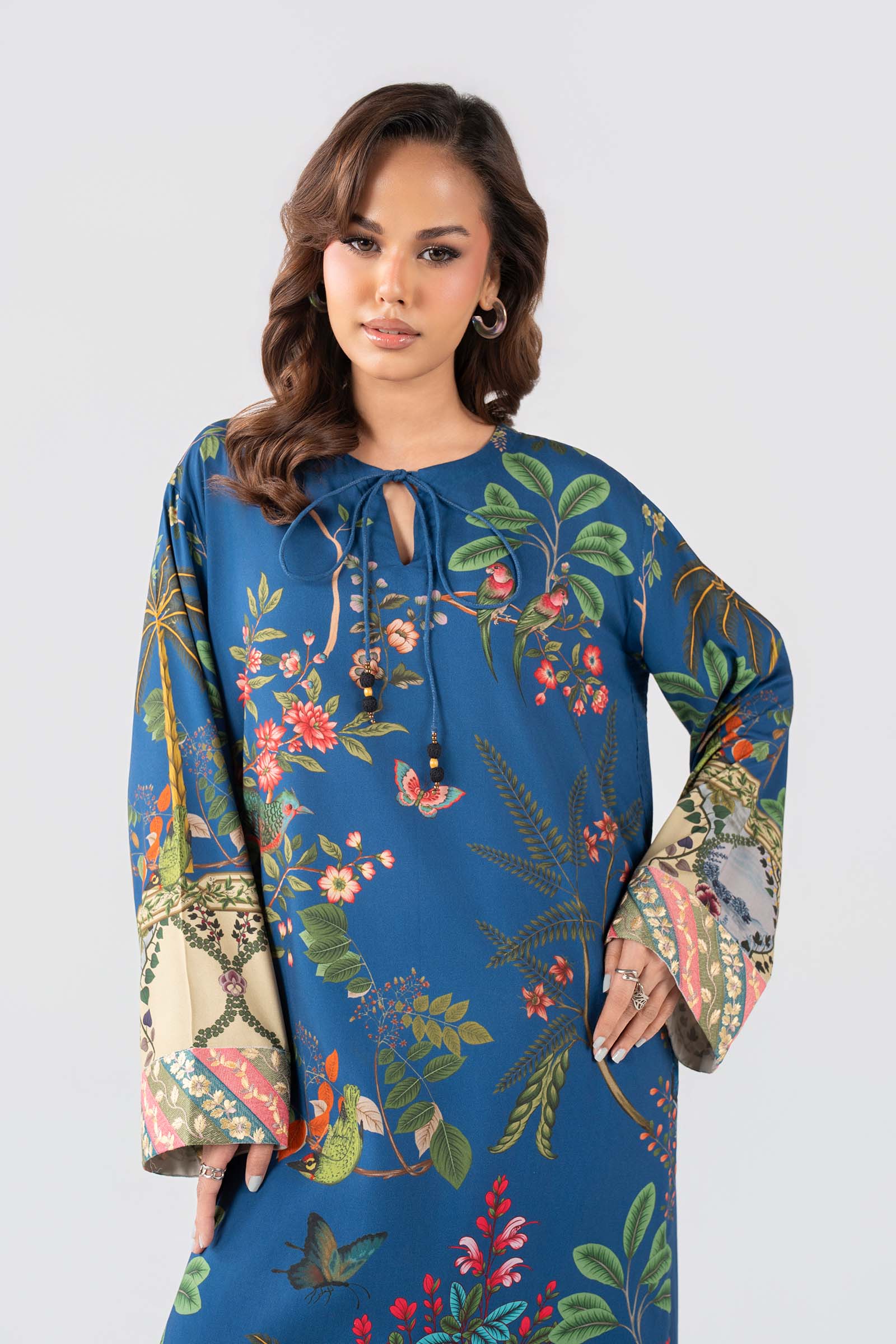Embroidered Arabic Lawn Shirt - Image 3