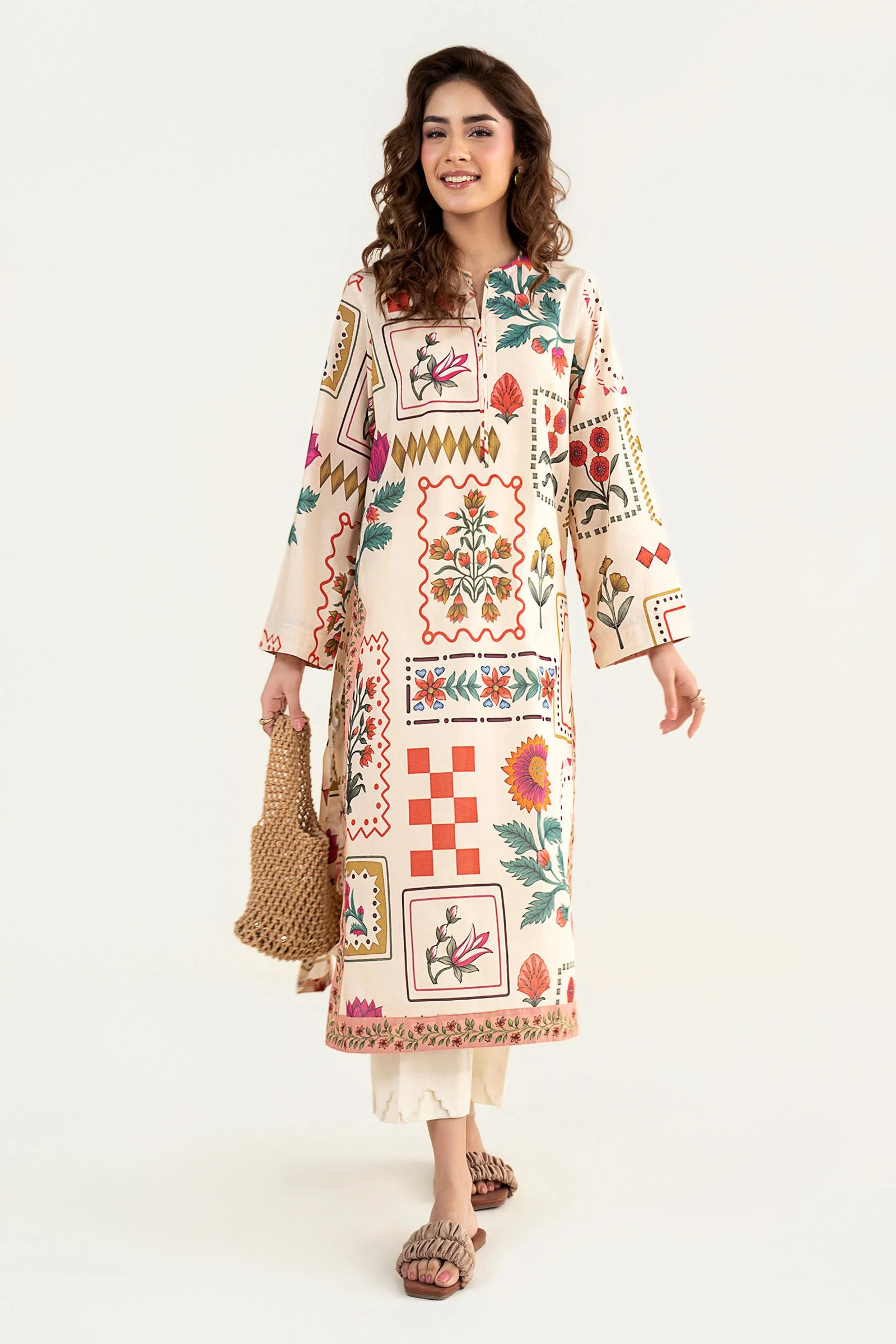 Embroidered Lawn Shirt - Image 2