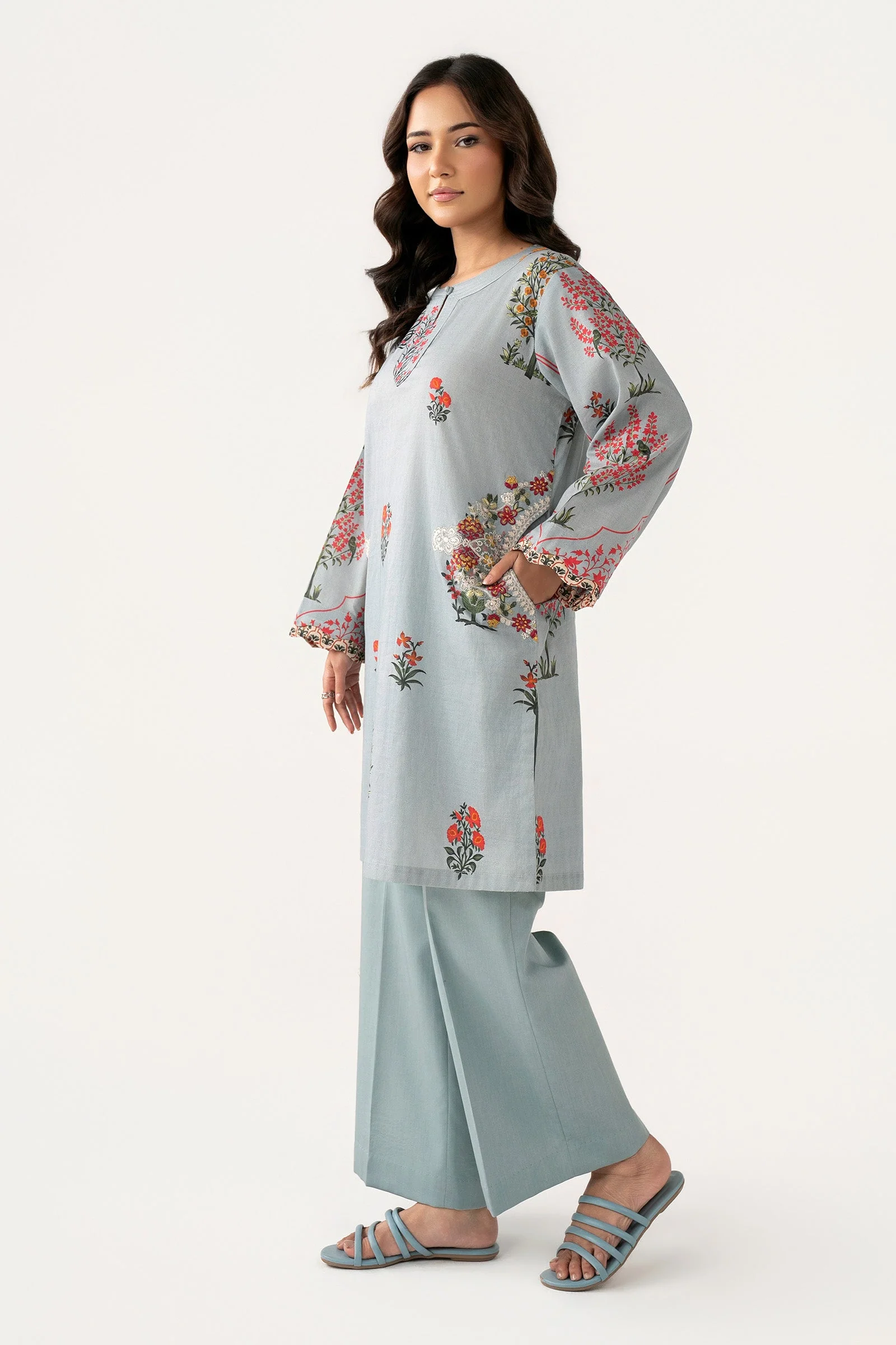 Embroidered Dobby Viscose Shirt - Image 4