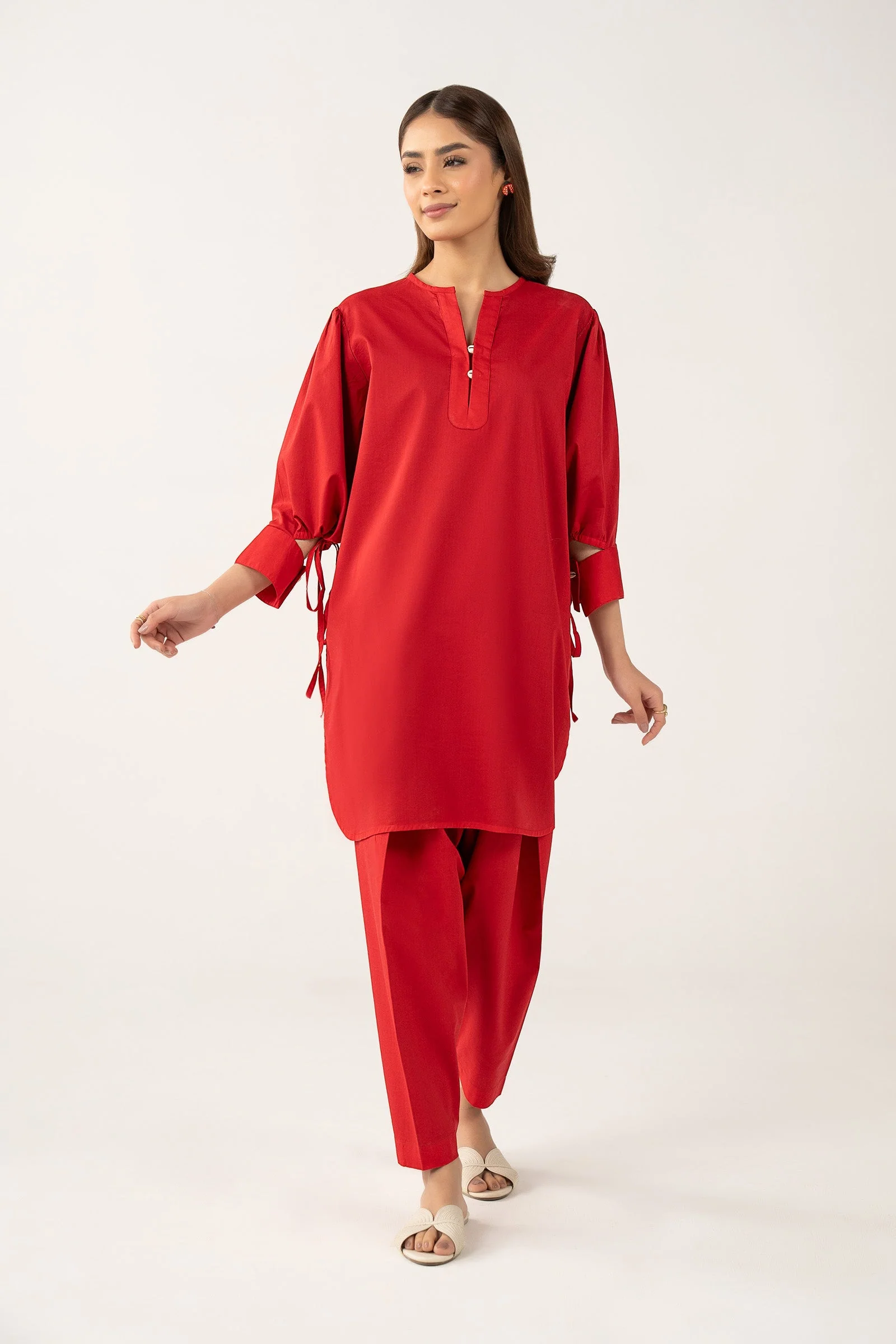2 Pc Dyed Lawn Suit - Image 2