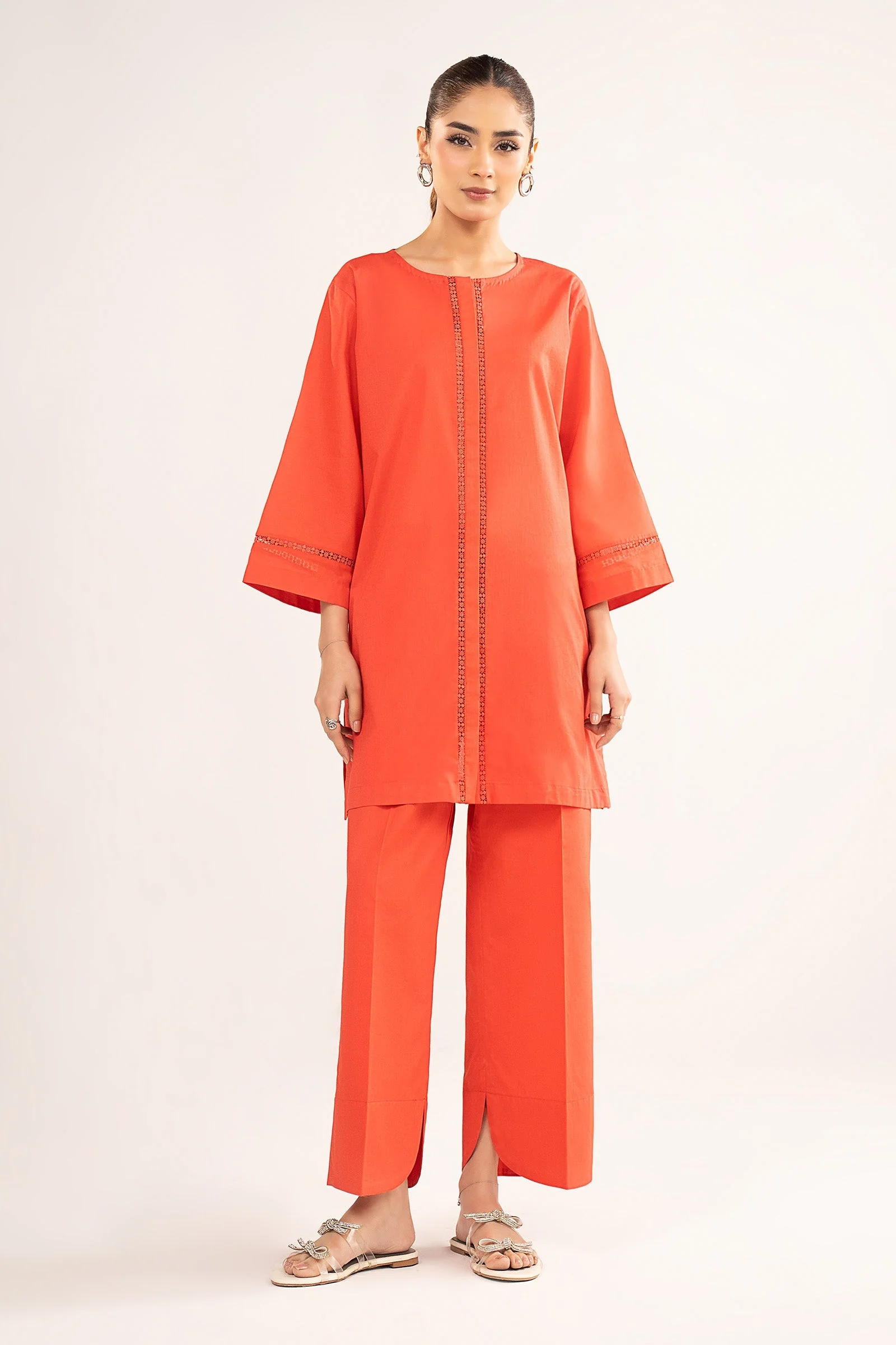 2 Pc Dyed Lawn Suit - Image 2