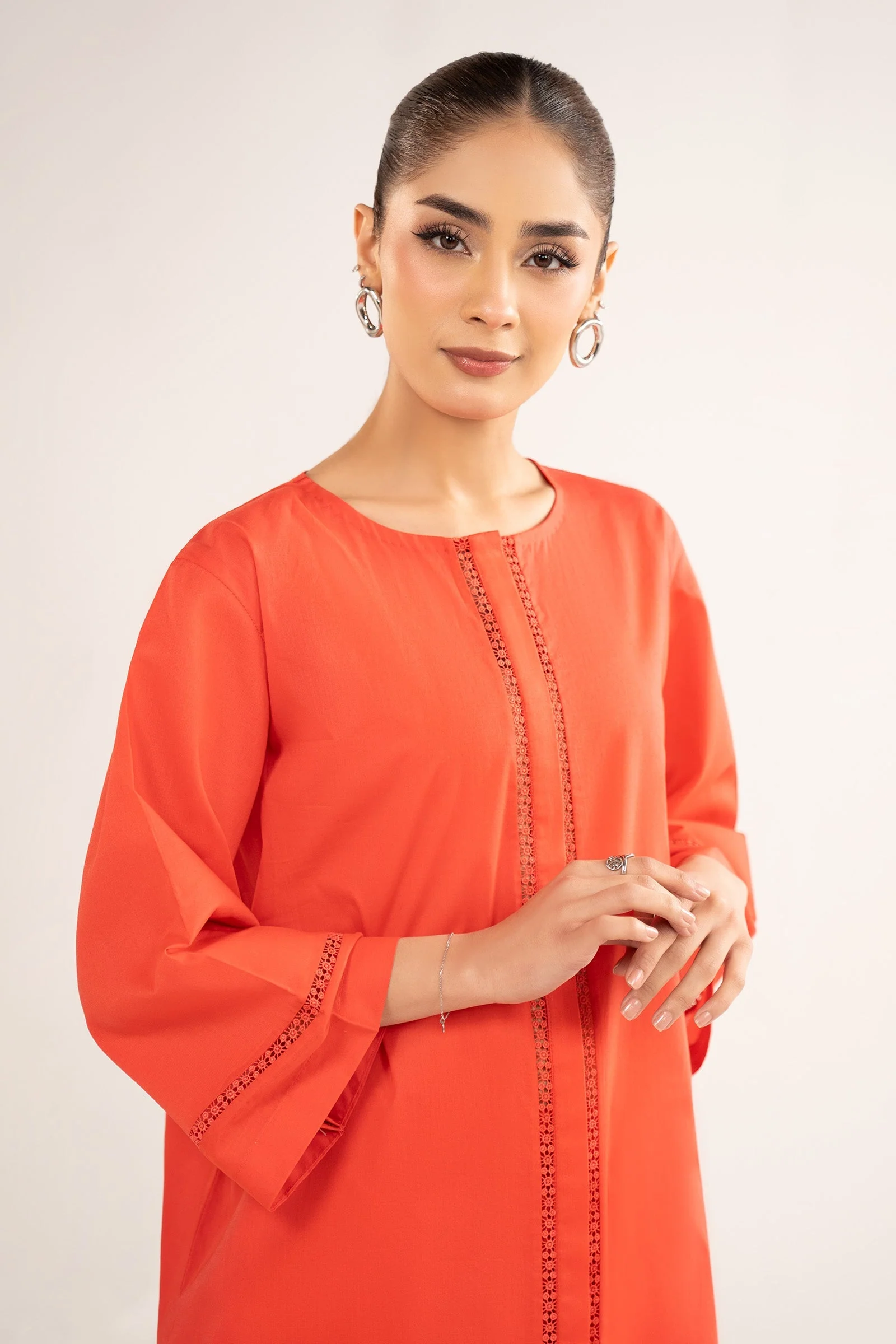 2 Pc Dyed Lawn Suit - Image 3