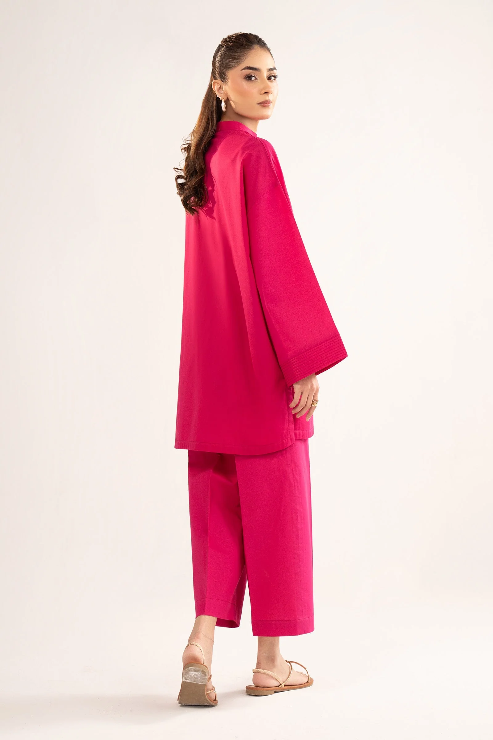 2 Pc Dyed Lawn Suit