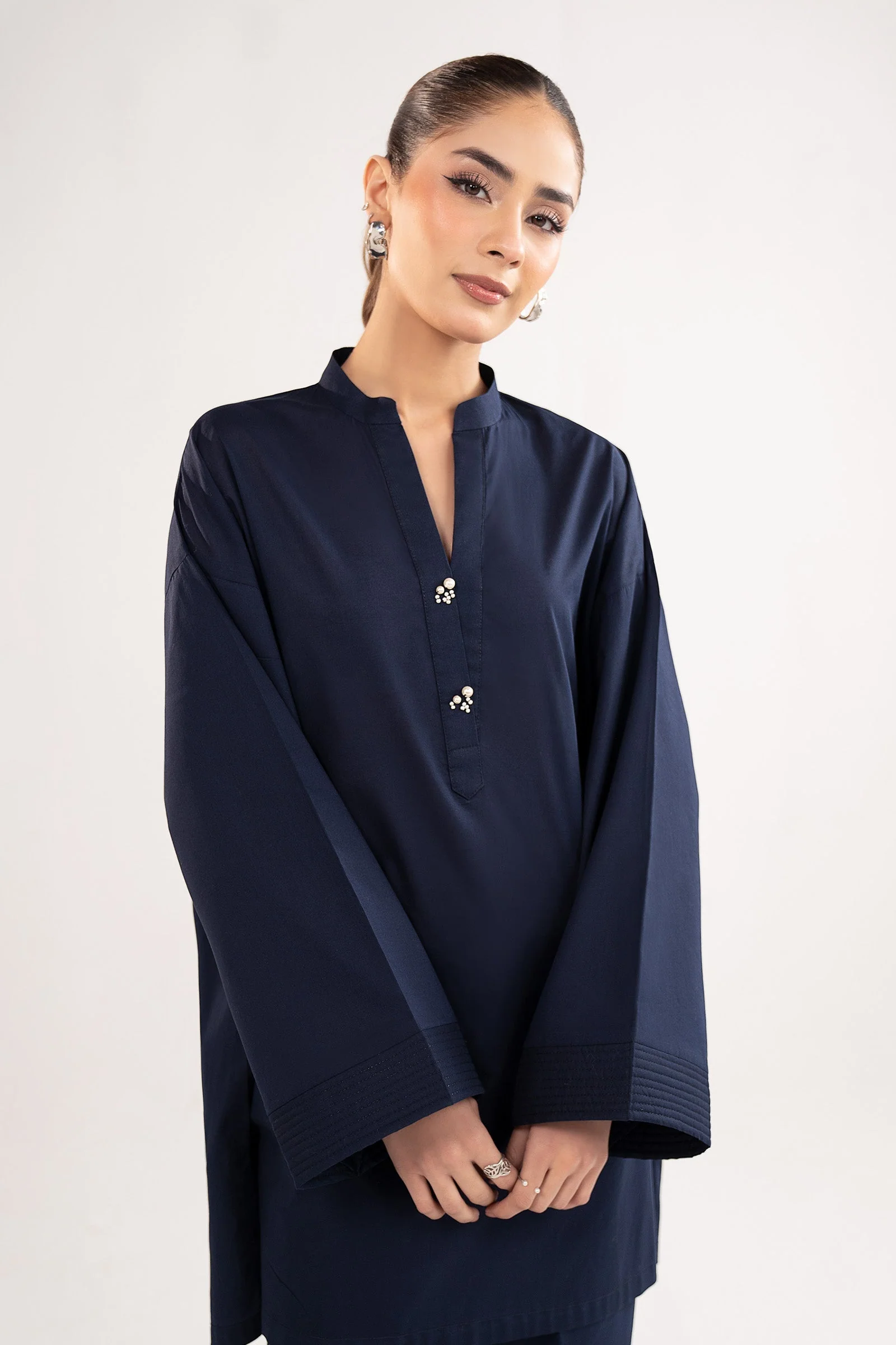 2 Pc Dyed Lawn Suit - Image 3