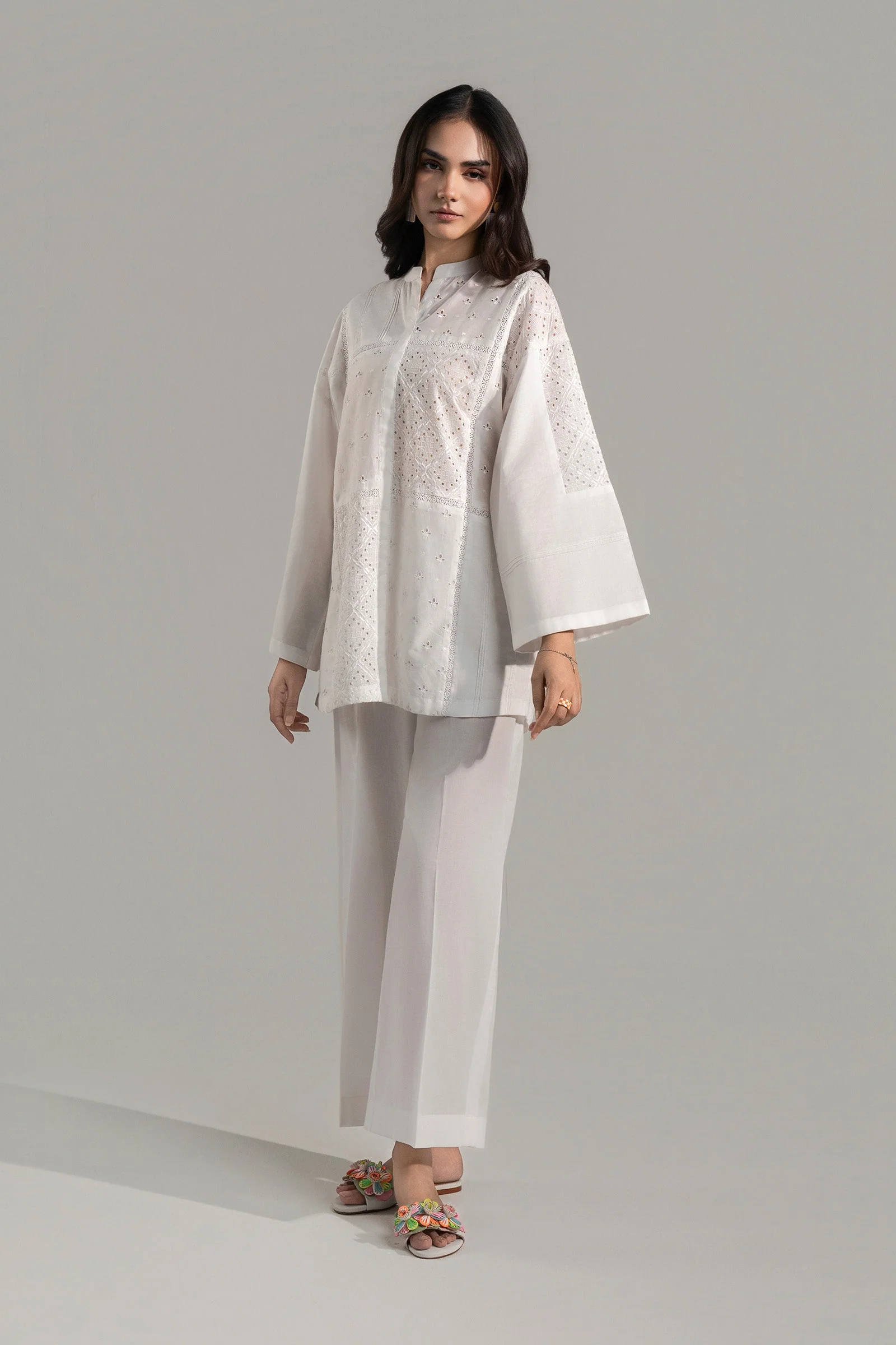 2 Pc Embroidered Lawn Suit