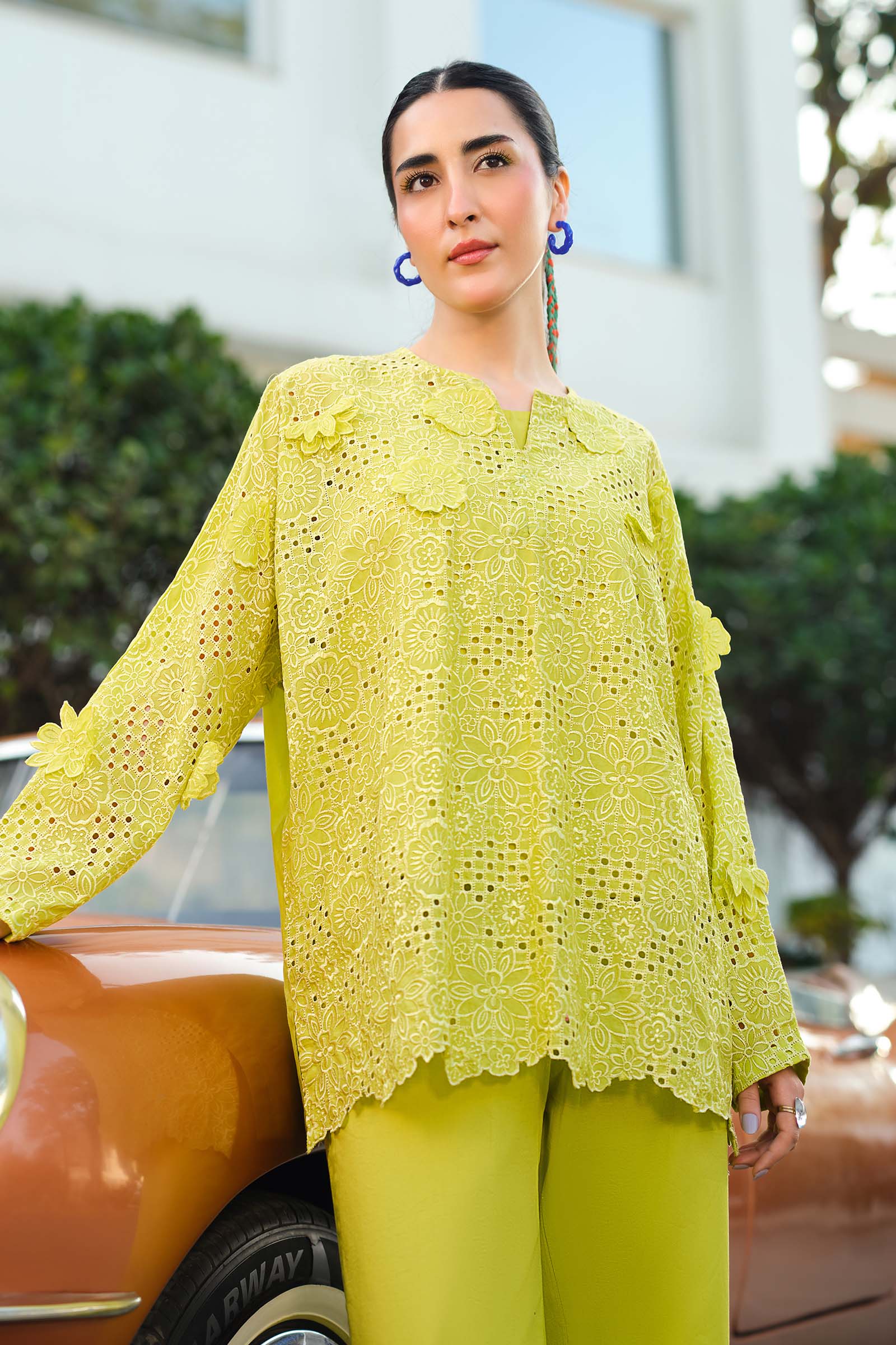 2 Pc Embroidered Lawn Suit - Image 2