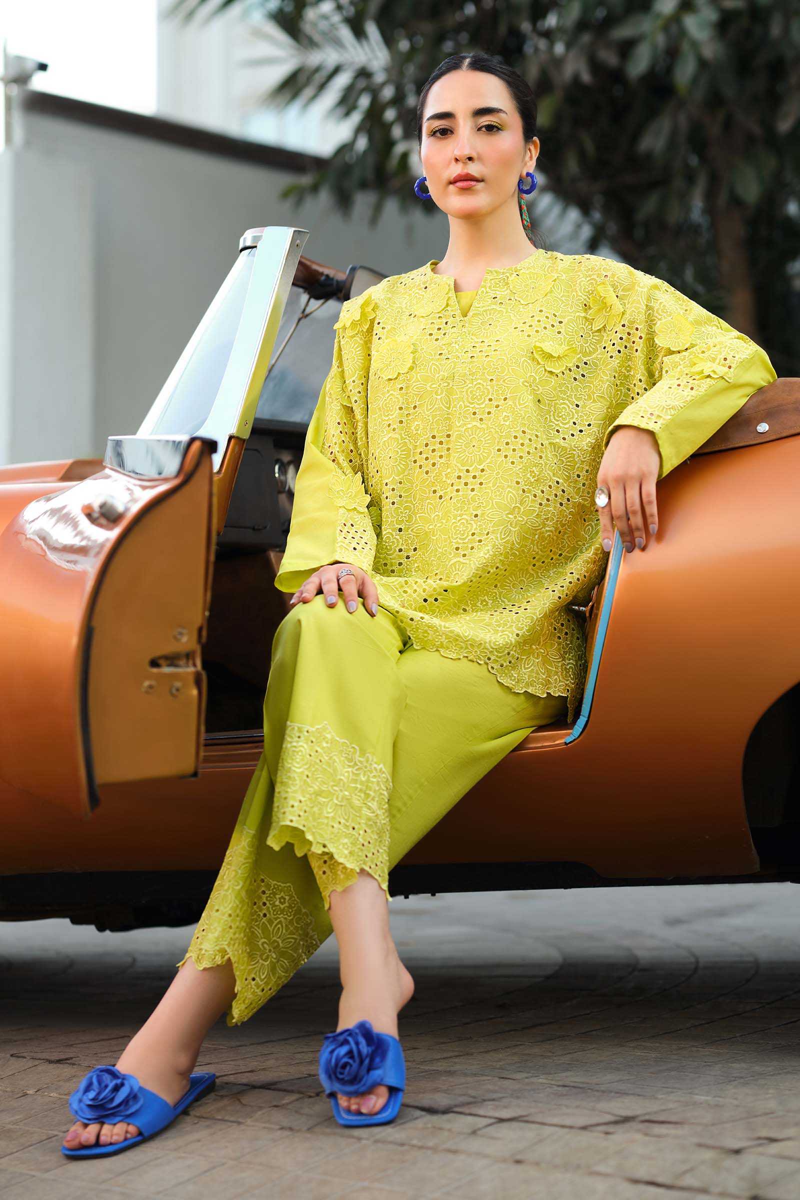 2 Pc Embroidered Lawn Suit - Image 3