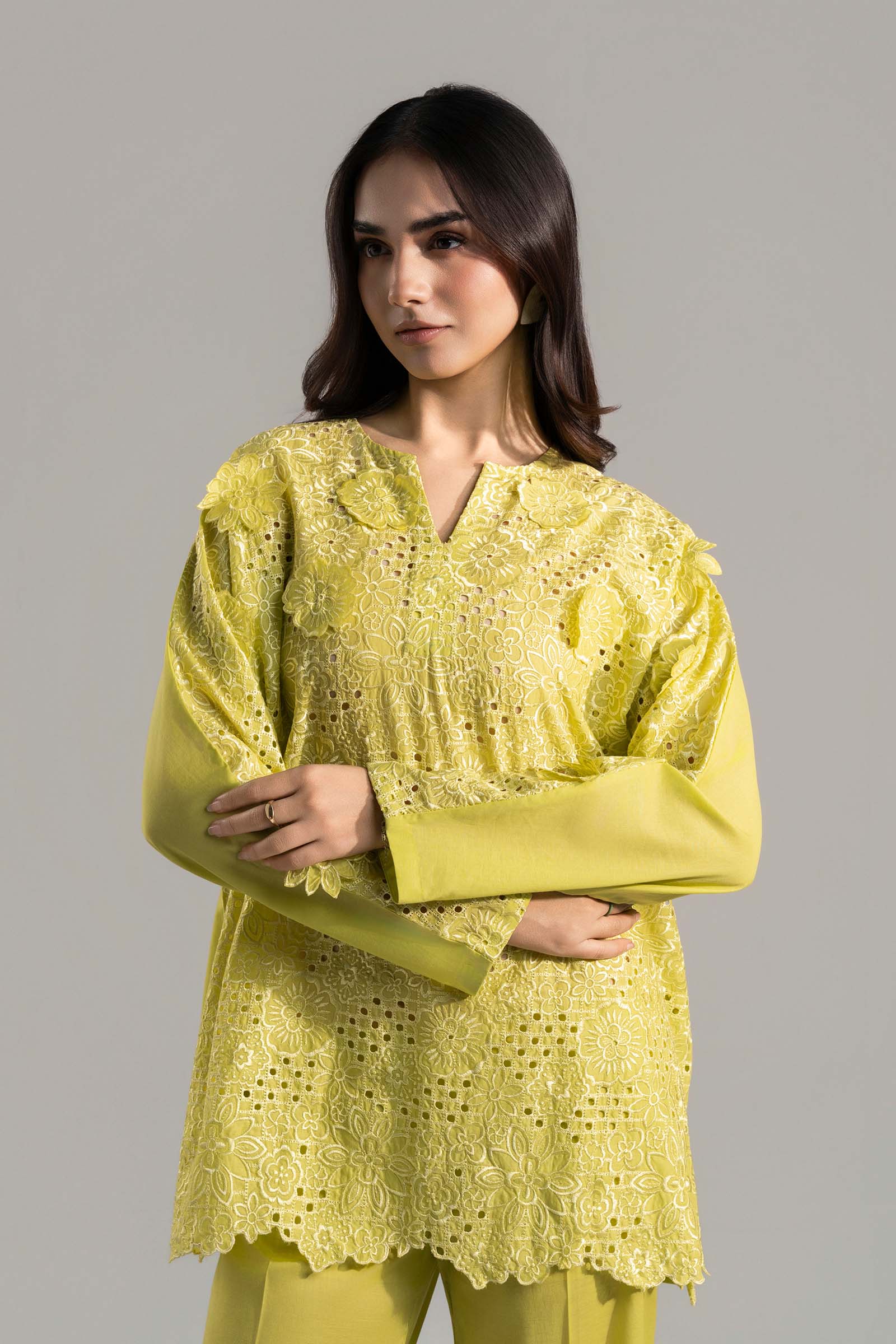 2 Pc Embroidered Lawn Suit - Image 7